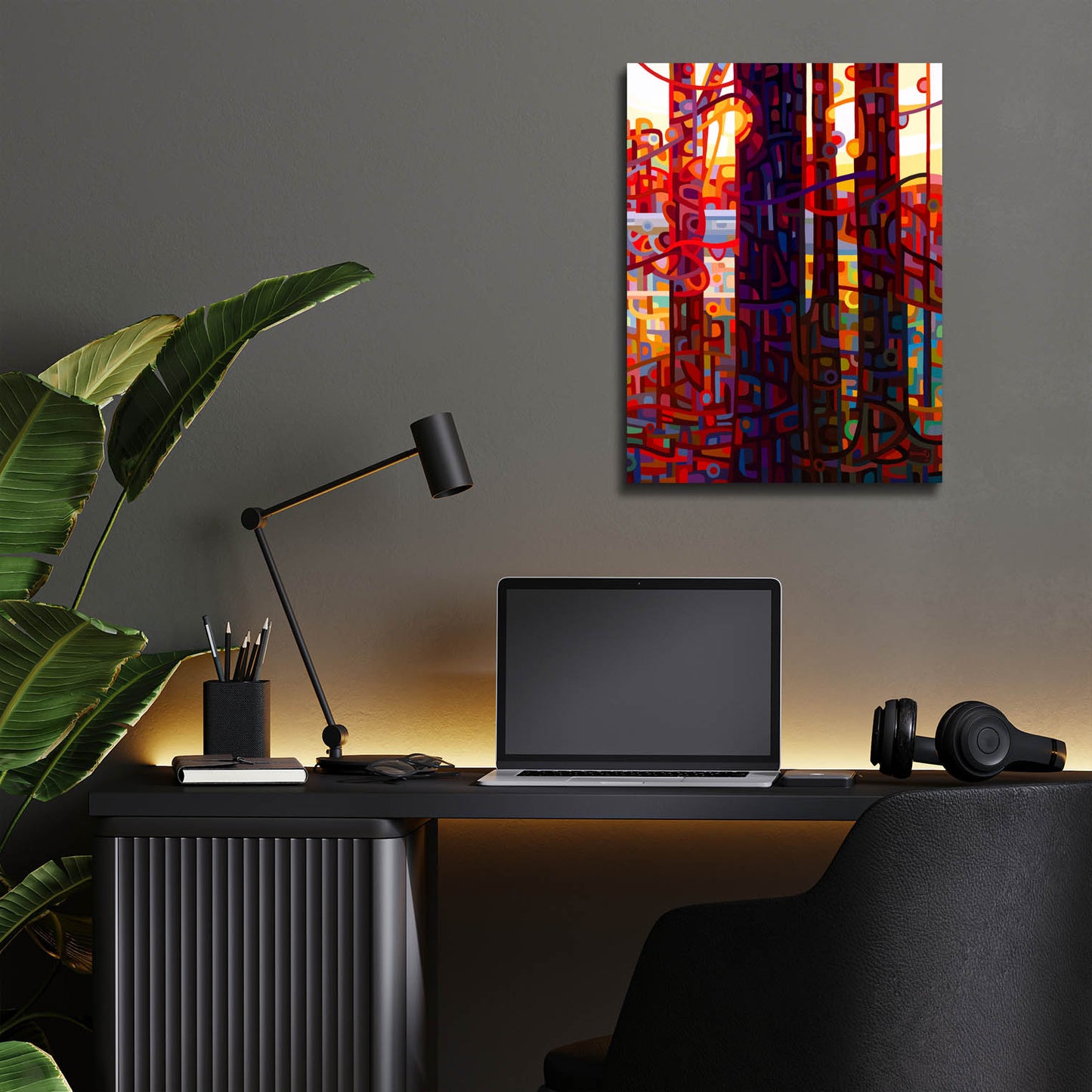 Epic Art 'Carnelian Morning' by Mandy Budan, Acrylic Glass Wall Art,12x16