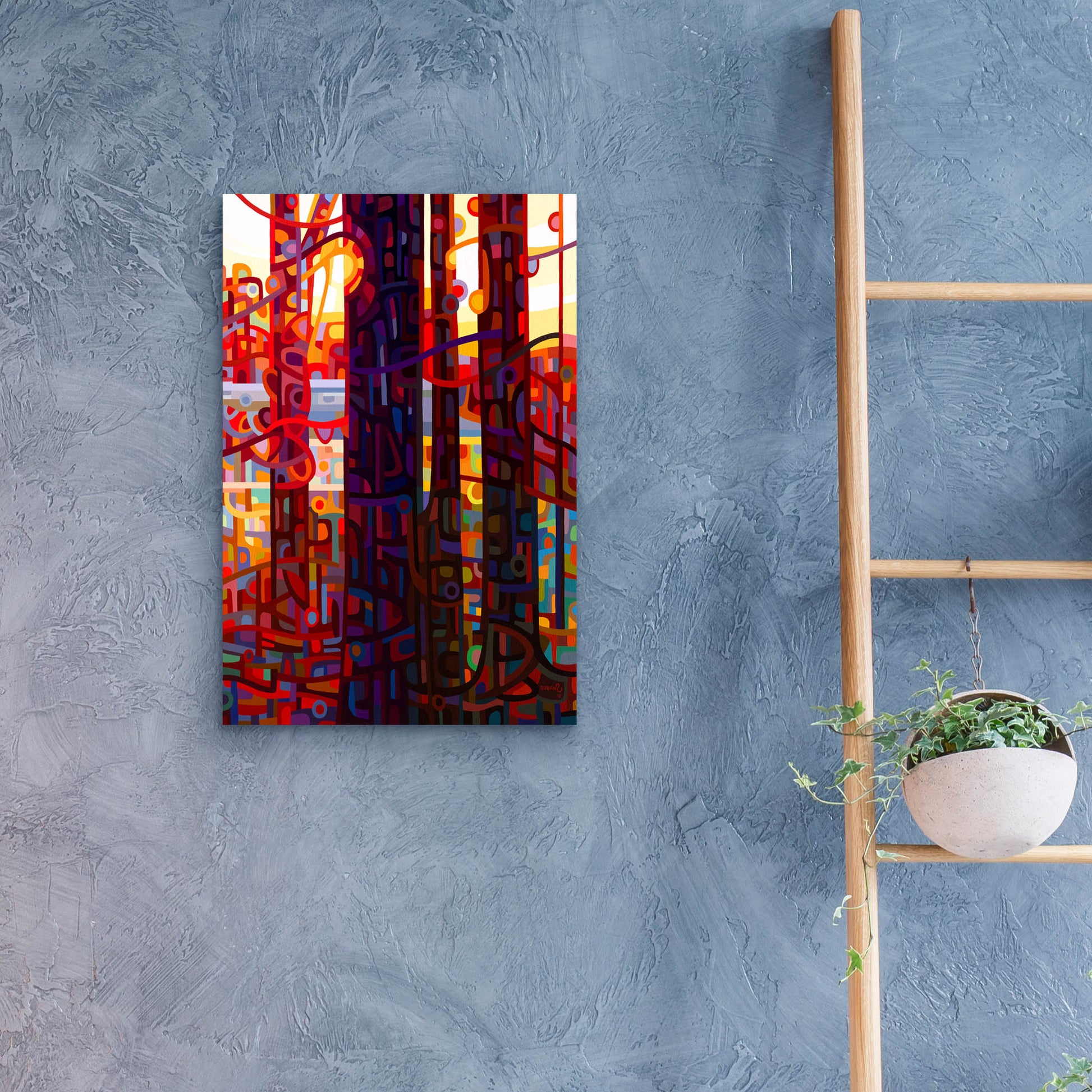 Epic Art 'Carnelian Morning' by Mandy Budan, Acrylic Glass Wall Art,16x24