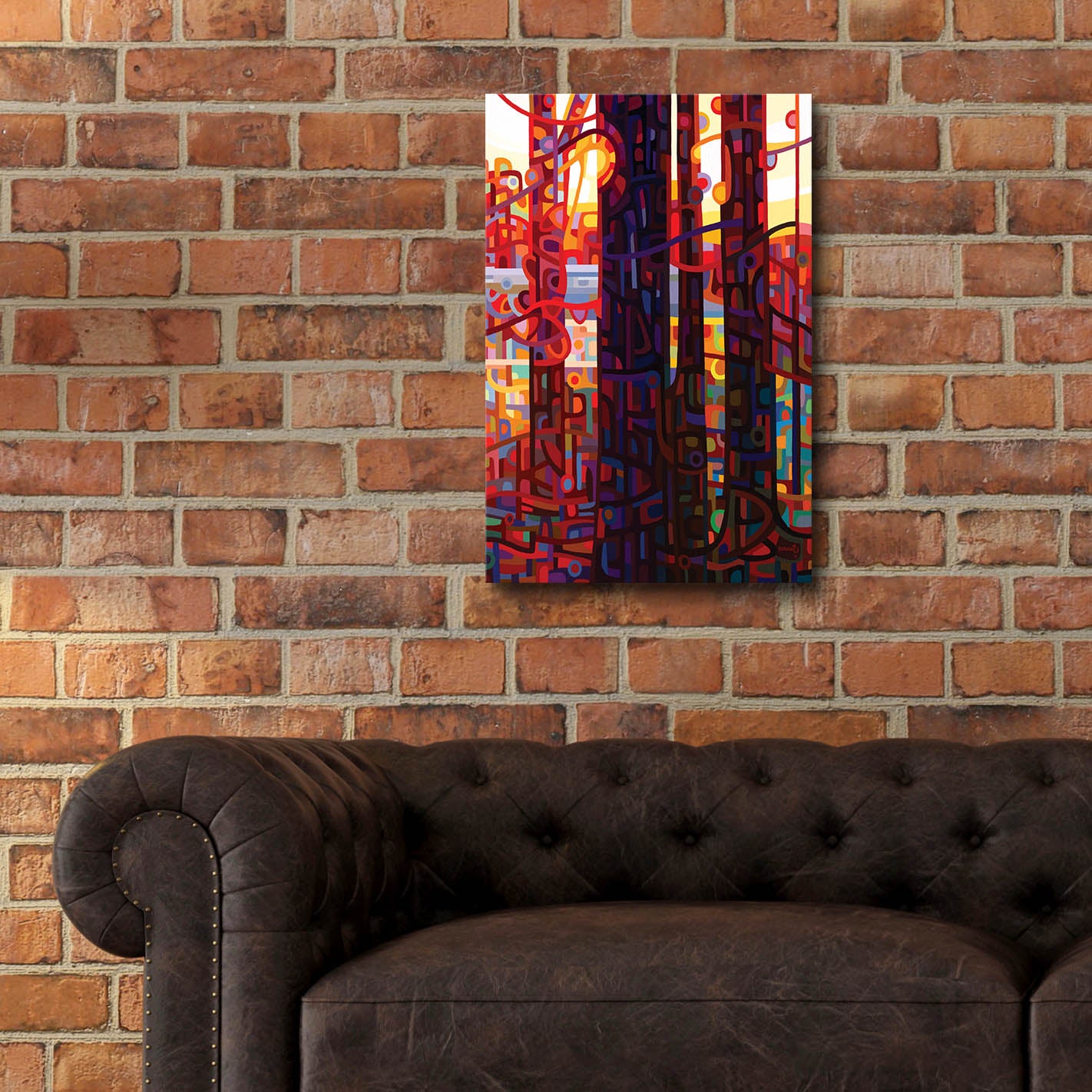 Epic Art 'Carnelian Morning' by Mandy Budan, Acrylic Glass Wall Art,16x24