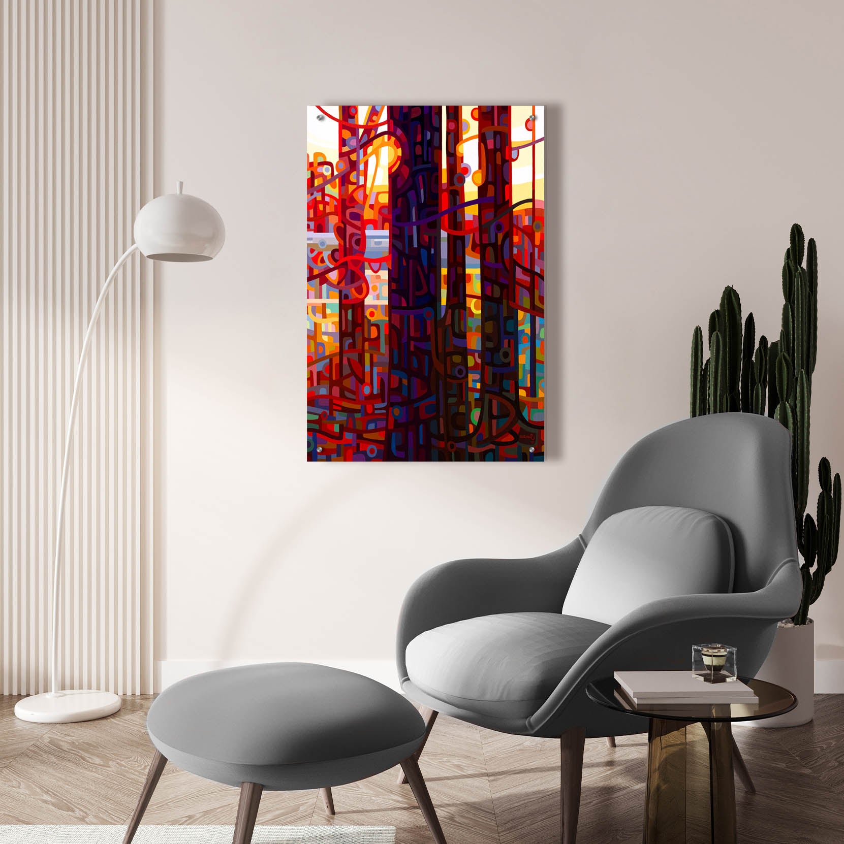 Epic Art 'Carnelian Morning' by Mandy Budan, Acrylic Glass Wall Art,24x36