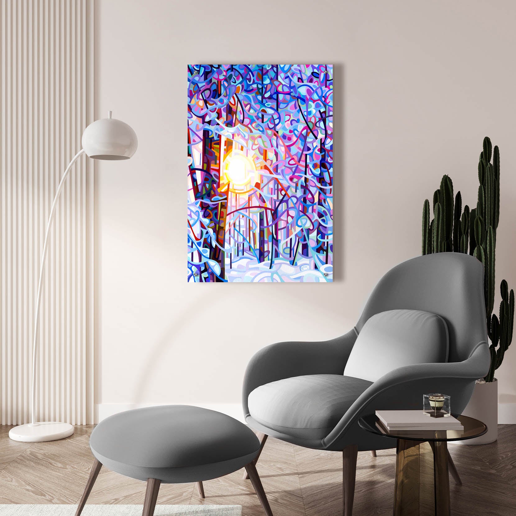 Epic Art 'Early Riser' by Mandy Budan, Acrylic Glass Wall Art,24x36