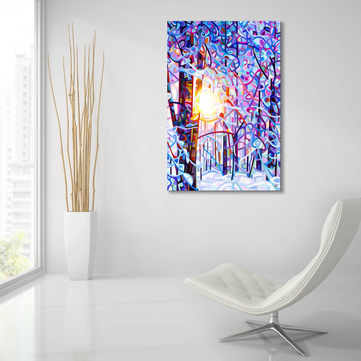 Epic Art 'Early Riser' by Mandy Budan, Acrylic Glass Wall Art,24x36