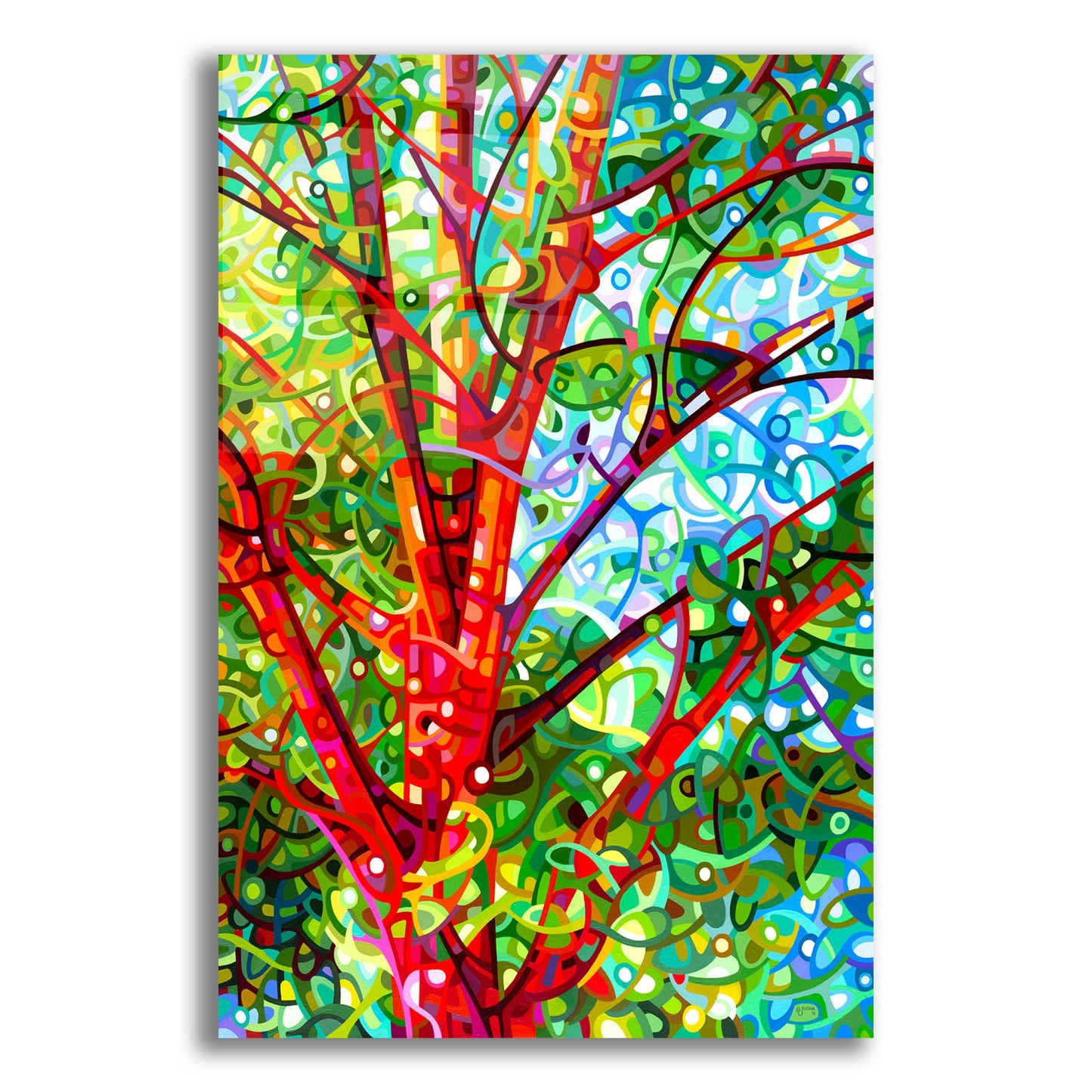 Epic Art 'Summer Medley' by Mandy Budan, Acrylic Glass Wall Art,12x16