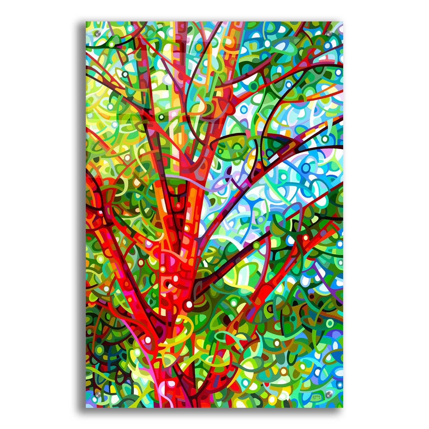 Epic Art 'Summer Medley' by Mandy Budan, Acrylic Glass Wall Art,24x36