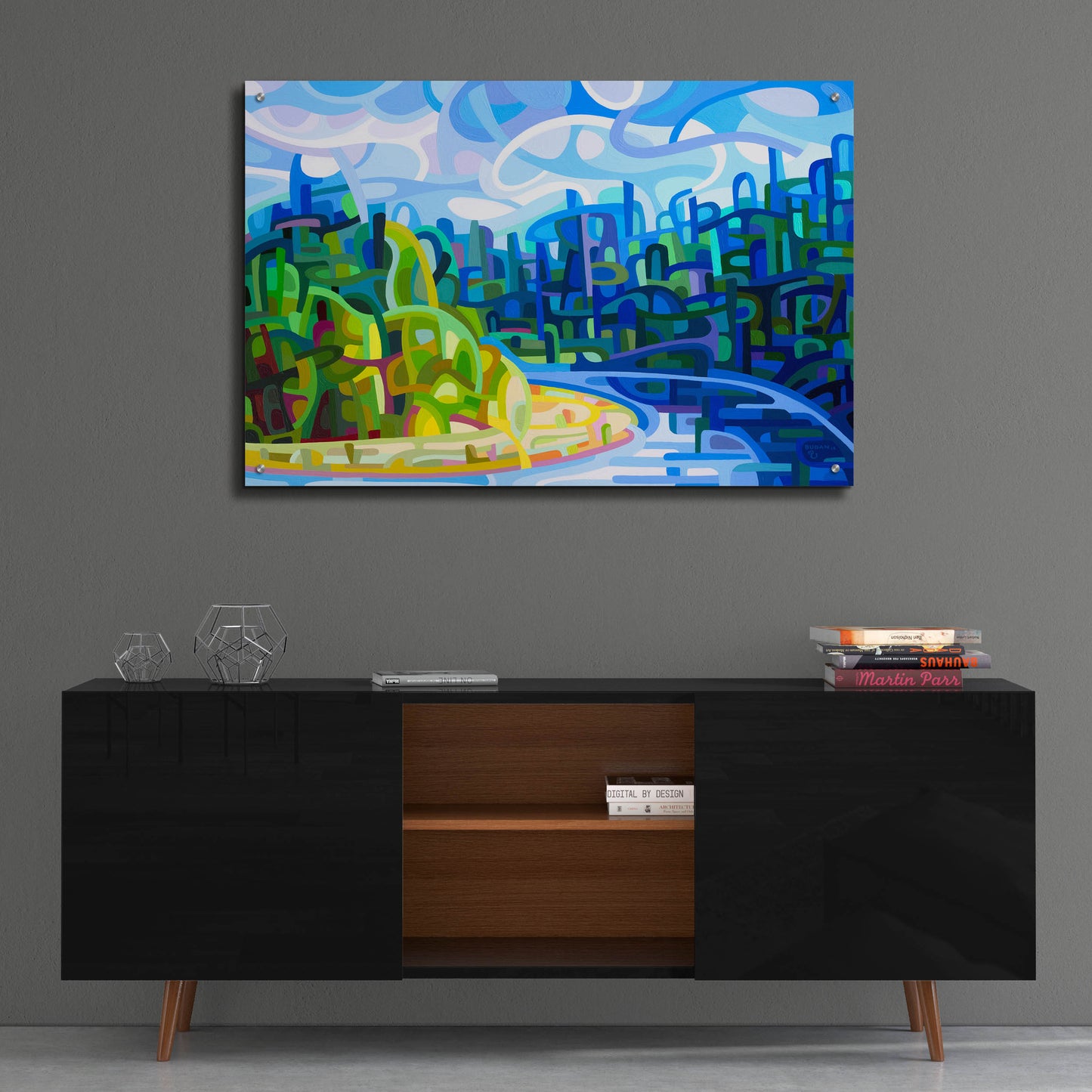 Epic Art 'July Progression' by Mandy Budan, Acrylic Glass Wall Art,36x24