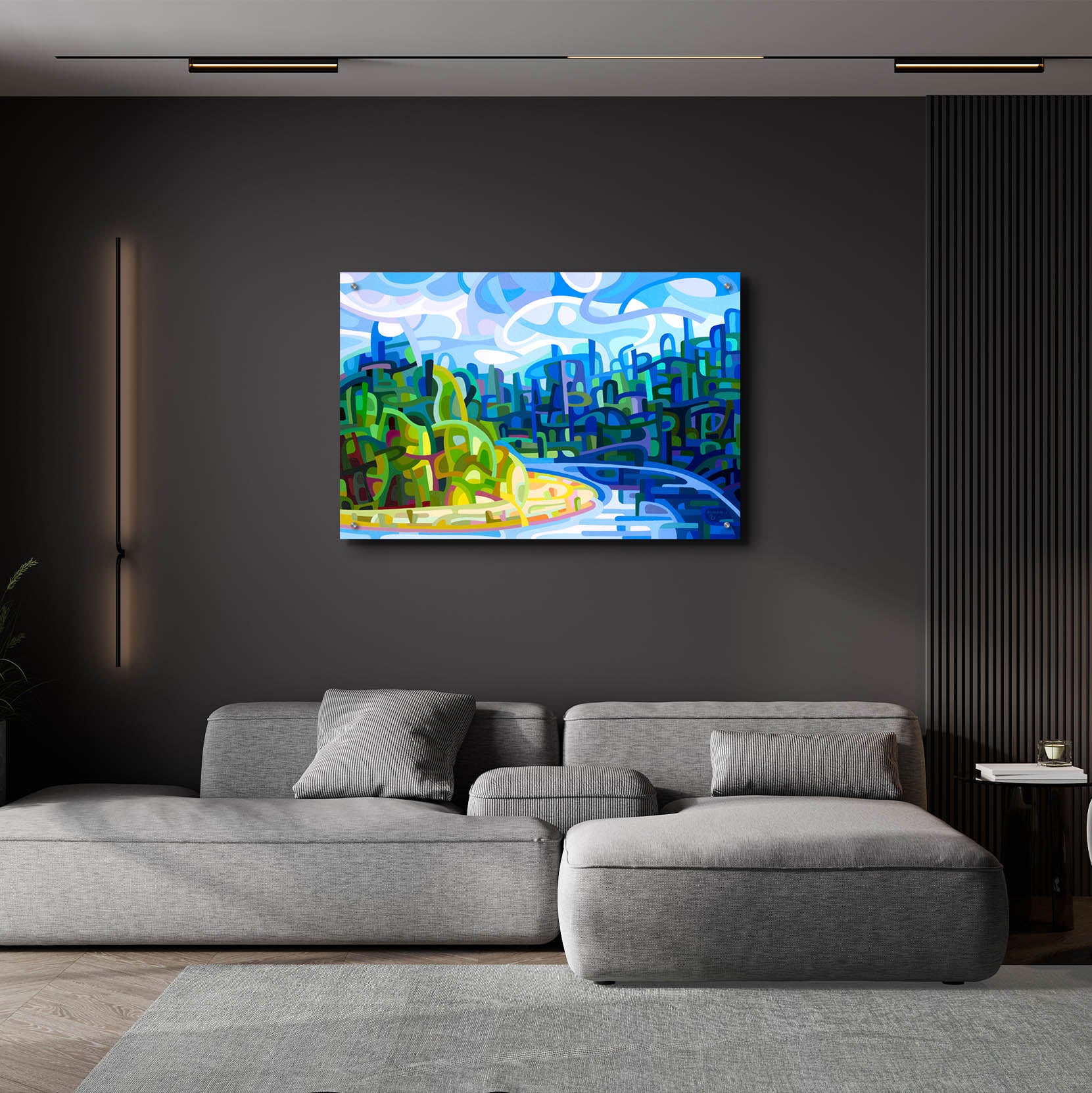 Epic Art 'July Progression' by Mandy Budan, Acrylic Glass Wall Art,36x24