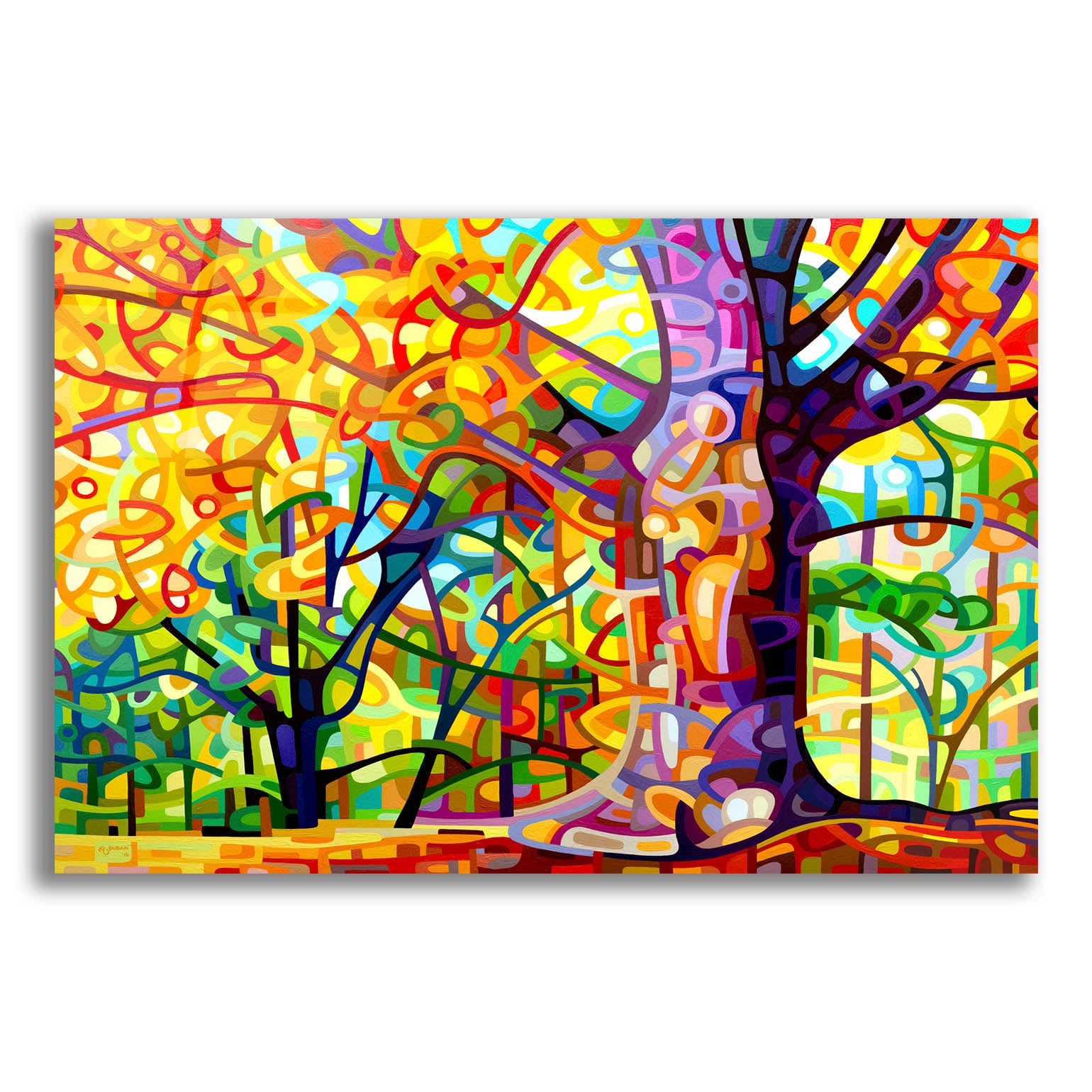 Epic Art 'One Fine Day' by Mandy Budan, Acrylic Glass Wall Art,24x16