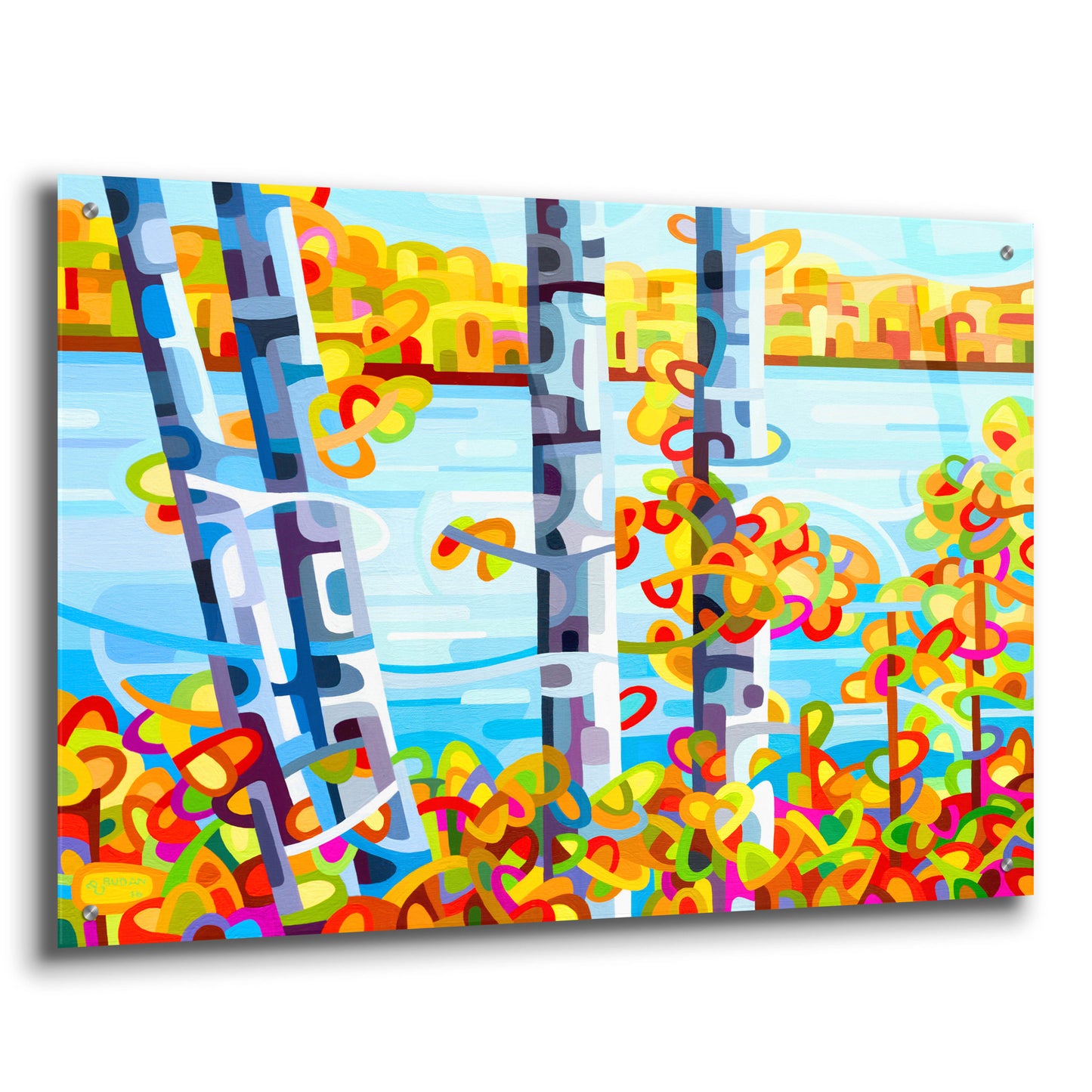 Epic Art 'Lakeside' by Mandy Budan, Acrylic Glass Wall Art,36x24