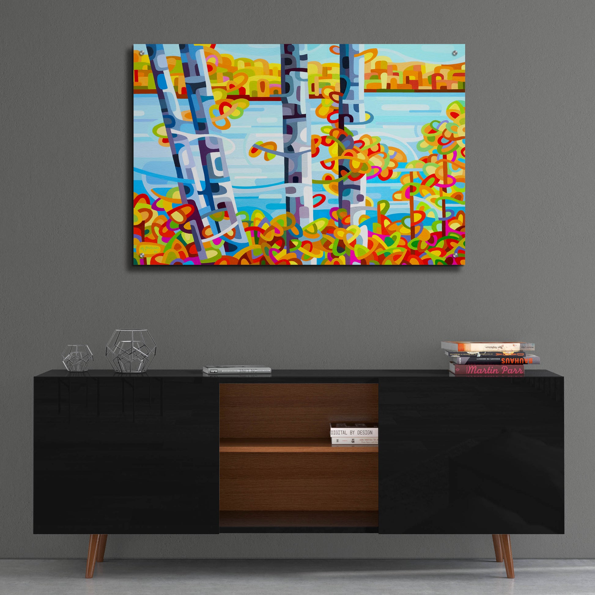 Epic Art 'Lakeside' by Mandy Budan, Acrylic Glass Wall Art,36x24