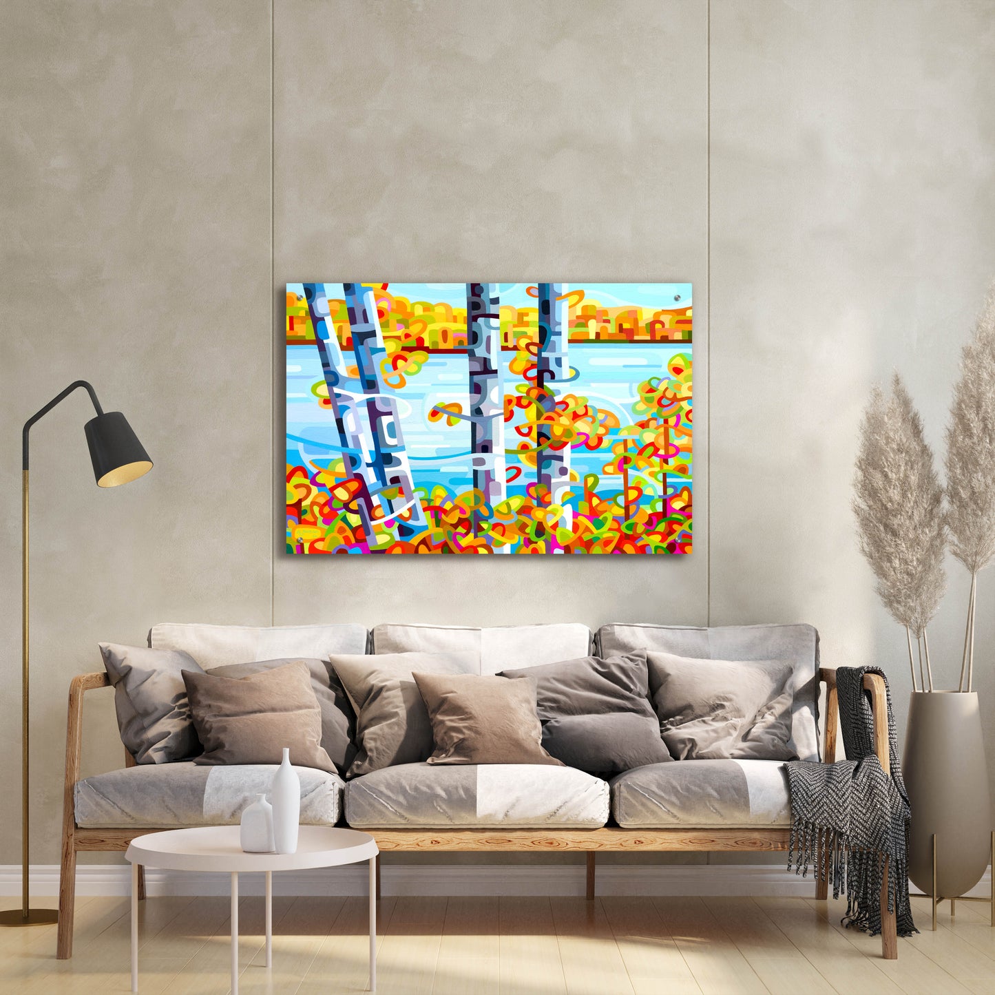 Epic Art 'Lakeside' by Mandy Budan, Acrylic Glass Wall Art,36x24