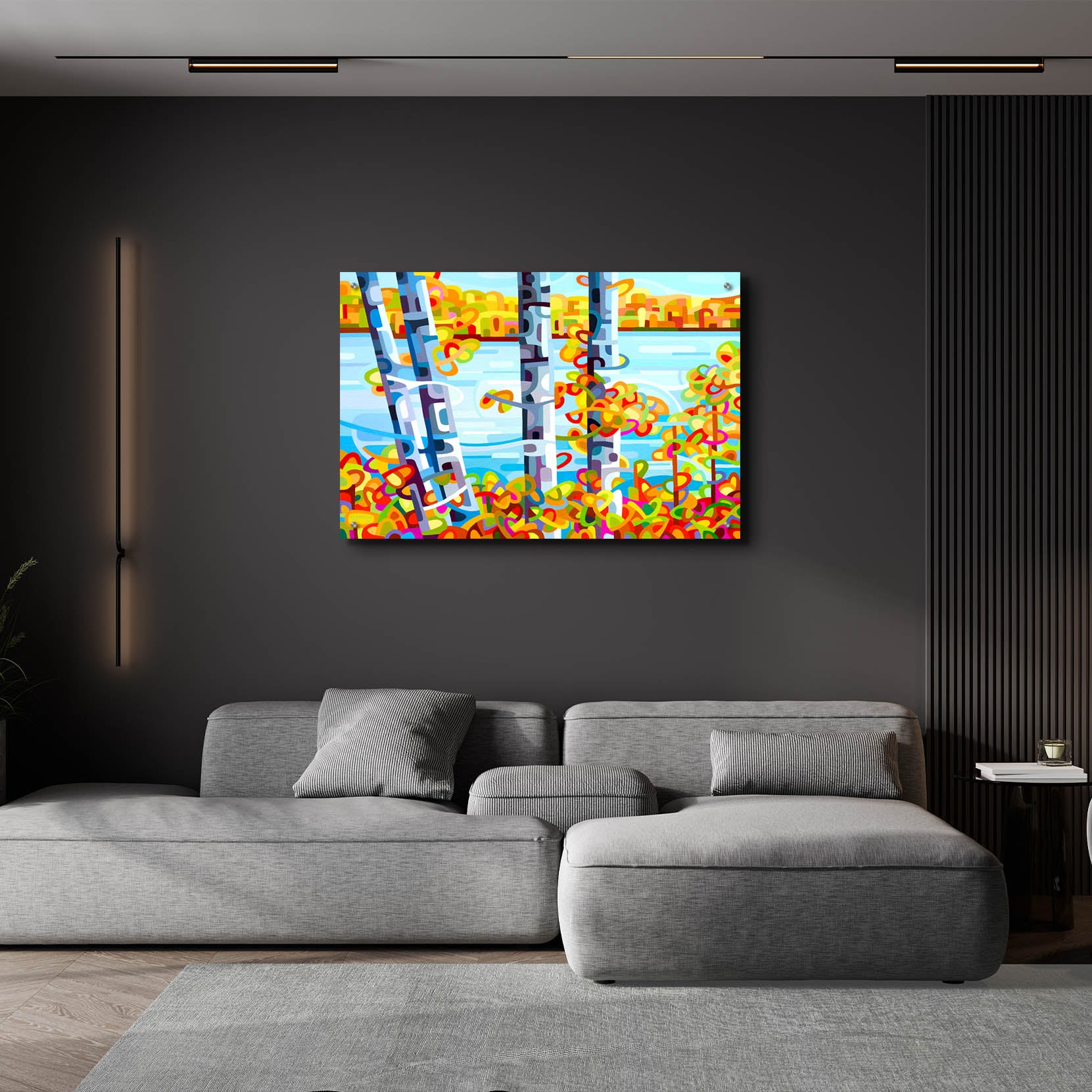 Epic Art 'Lakeside' by Mandy Budan, Acrylic Glass Wall Art,36x24