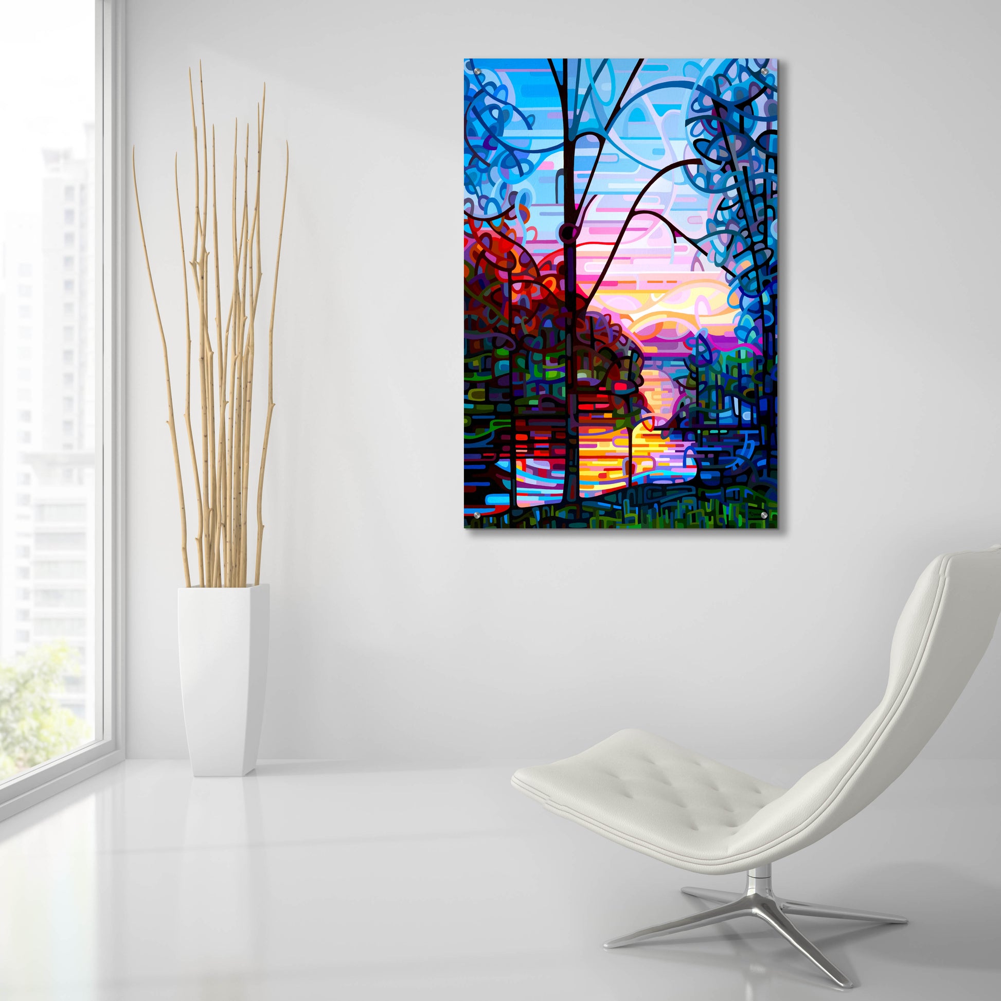 Epic Art 'Awakening' by Mandy Budan, Acrylic Glass Wall Art,24x36