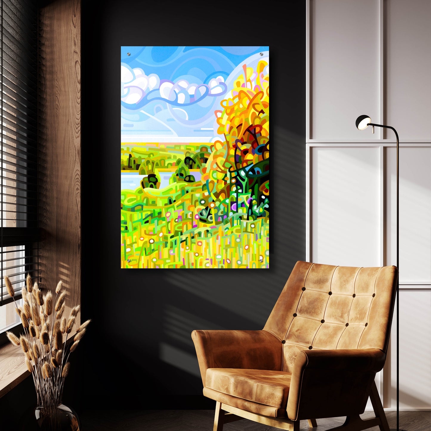 Epic Art 'Almost Autumn' by Mandy Budan, Acrylic Glass Wall Art,24x36