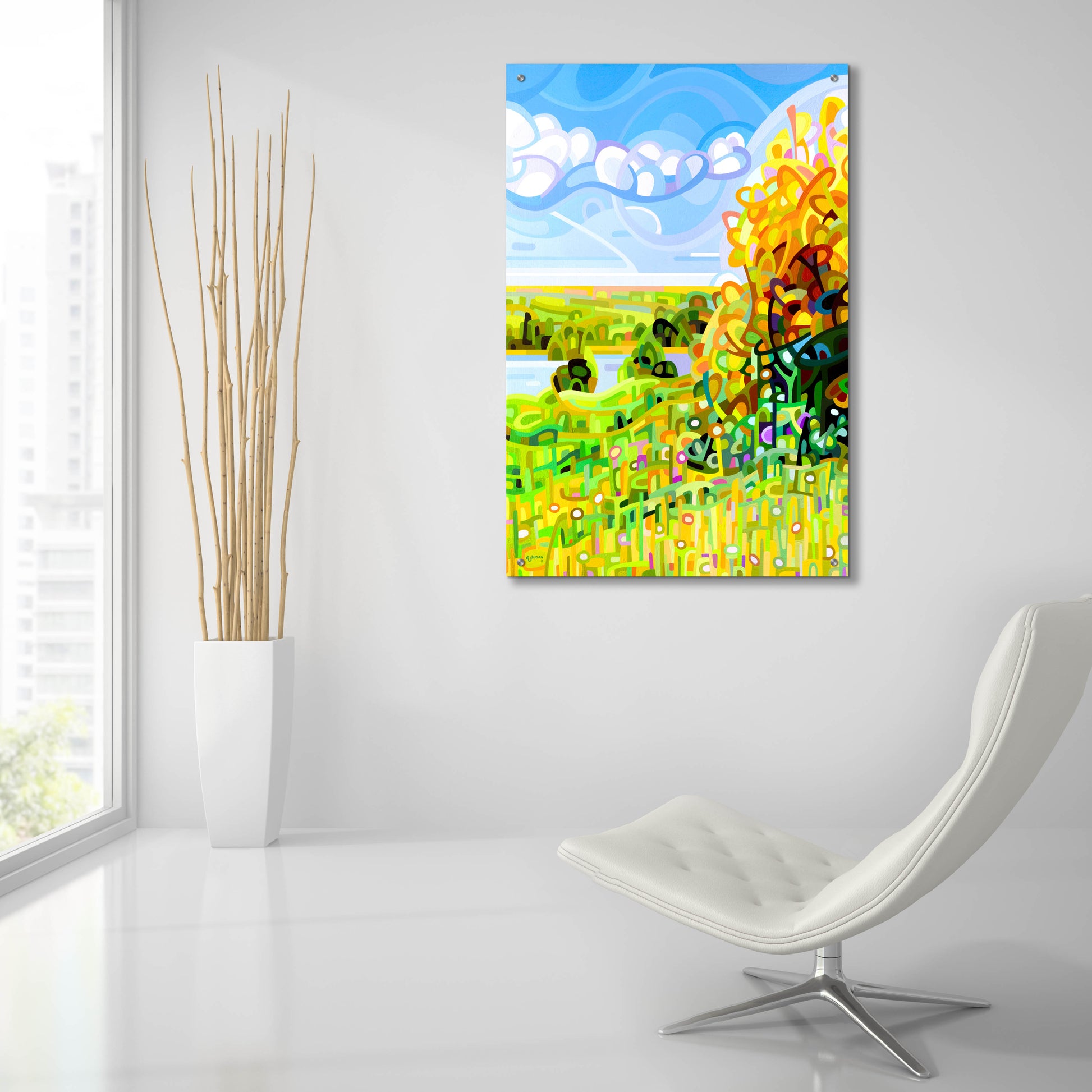 Epic Art 'Almost Autumn' by Mandy Budan, Acrylic Glass Wall Art,24x36