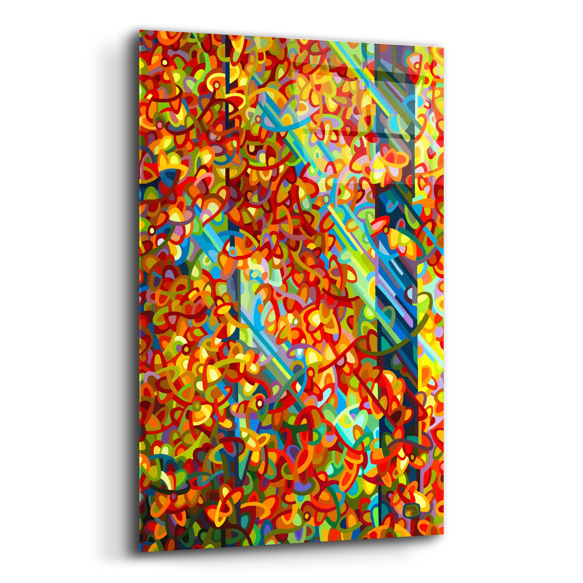 Epic Art 'Beaming' by Mandy Budan, Acrylic Glass Wall Art,12x16