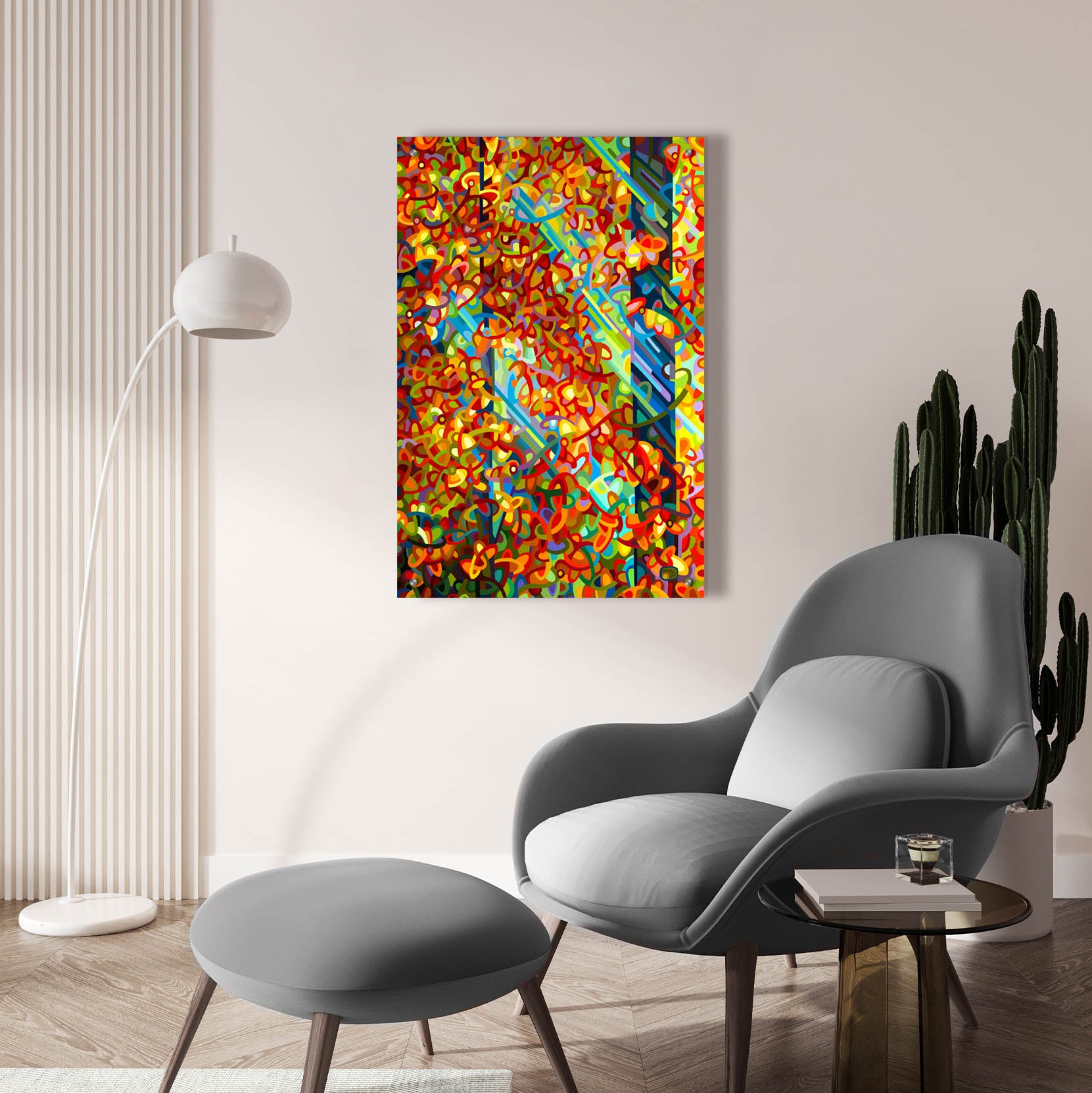 Epic Art 'Beaming' by Mandy Budan, Acrylic Glass Wall Art,24x36