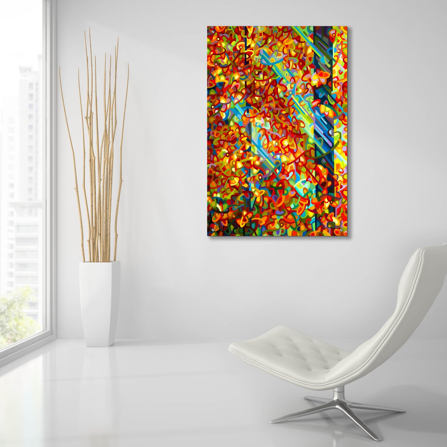 Epic Art 'Beaming' by Mandy Budan, Acrylic Glass Wall Art,24x36