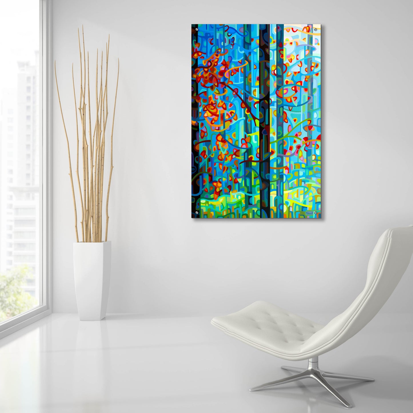 Epic Art 'The Deep' by Mandy Budan, Acrylic Glass Wall Art,24x36