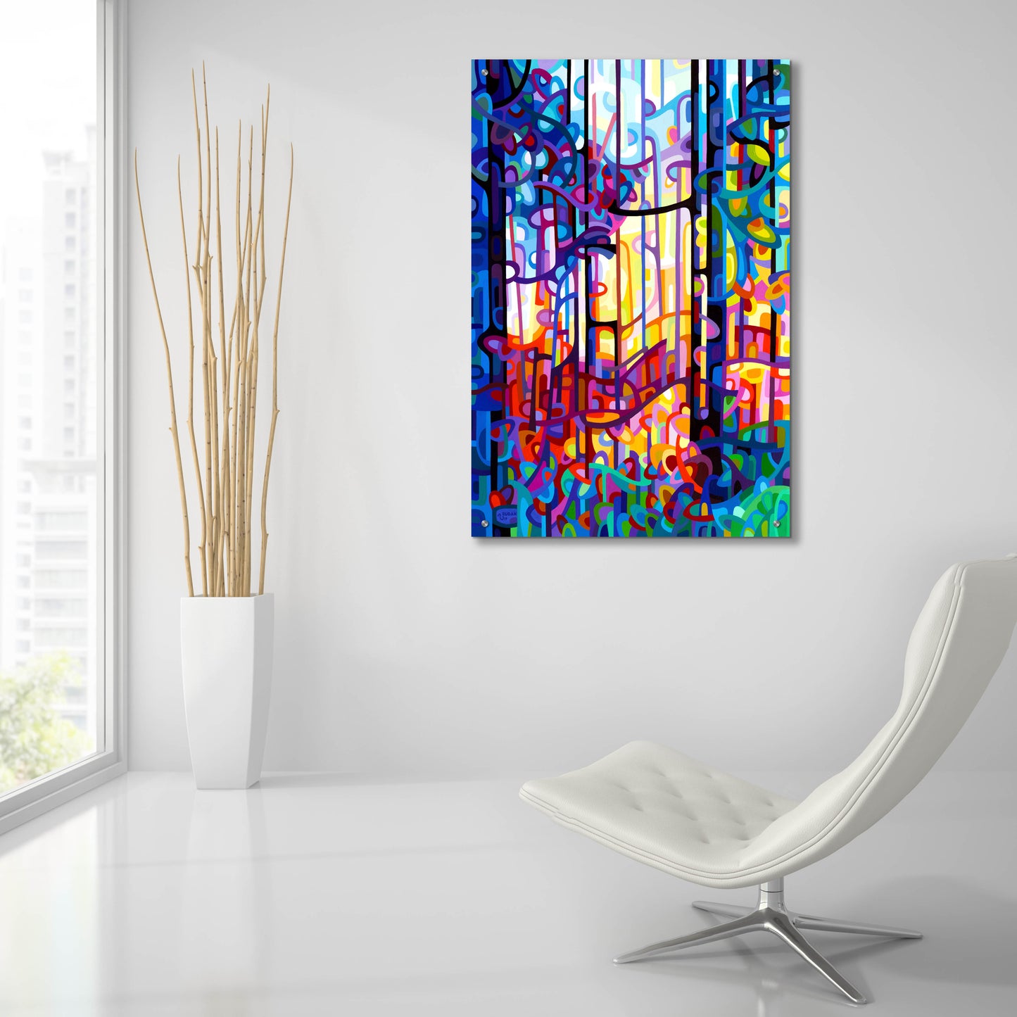 Epic Art 'Heart of Gold' by Mandy Budan, Acrylic Glass Wall Art,24x36