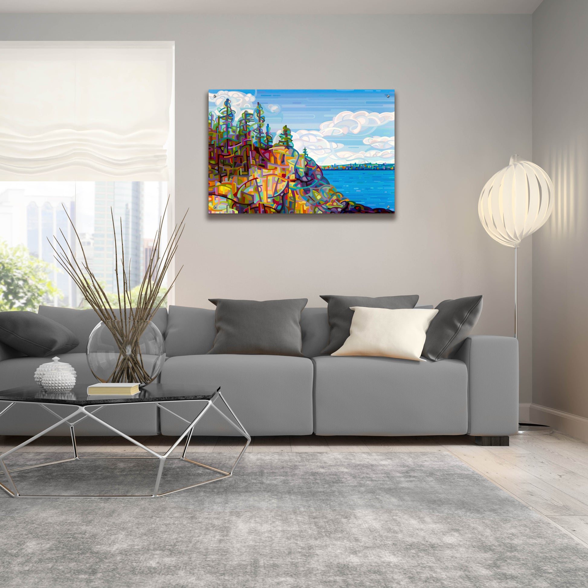 Epic Art 'Living on the Edge' by Mandy Budan, Acrylic Glass Wall Art,36x24