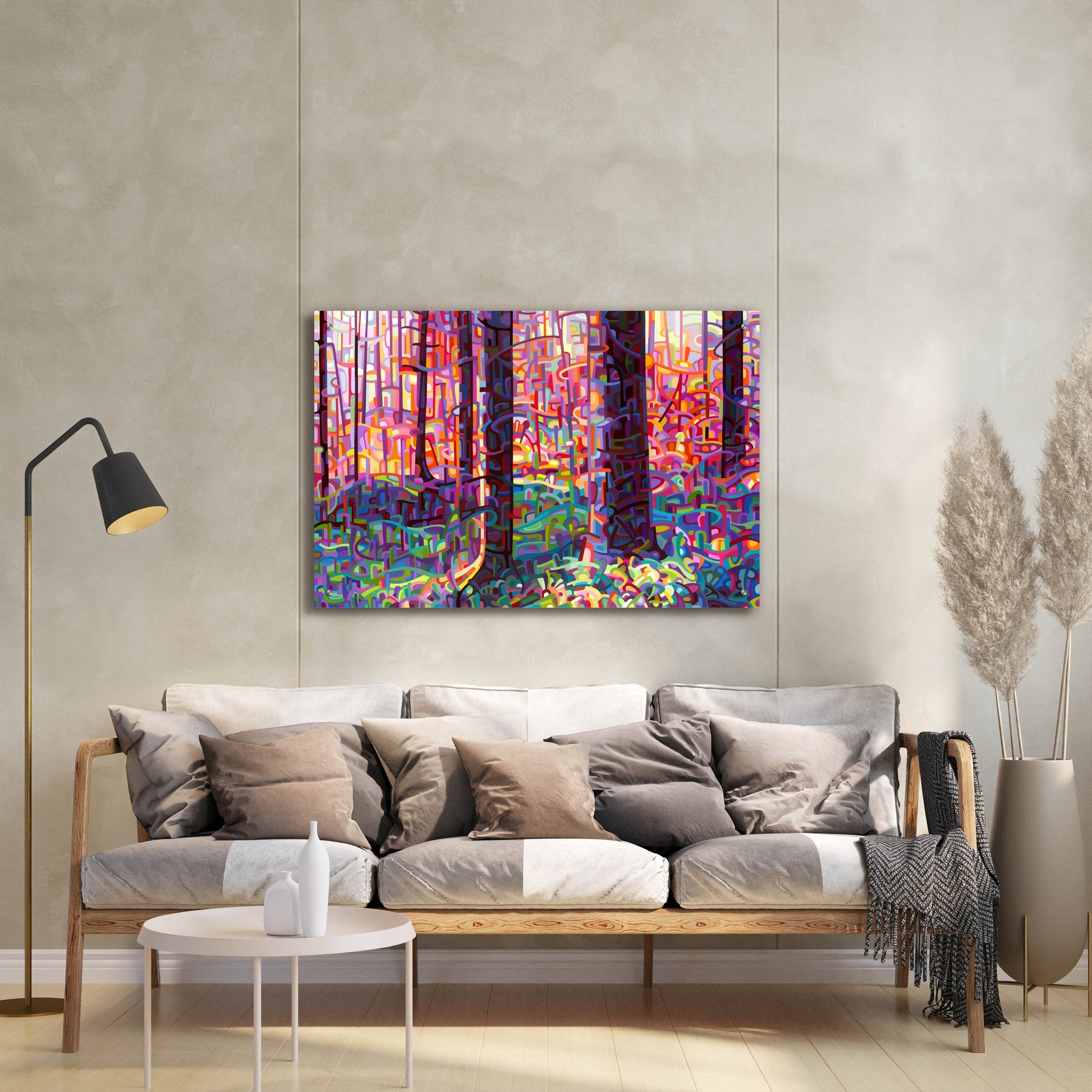 Epic Art 'Forest Tapestry' by Mandy Budan, Acrylic Glass Wall Art,36x24