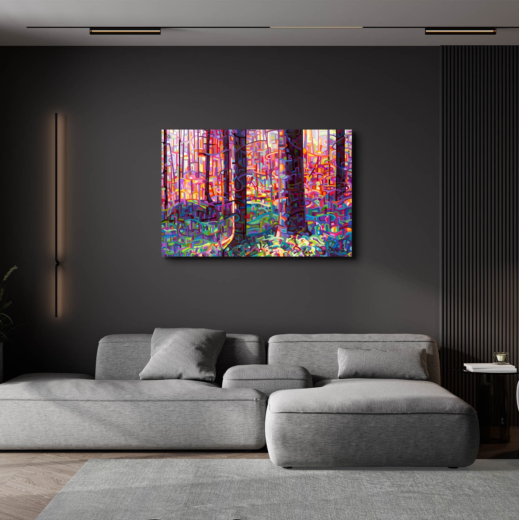 Epic Art 'Forest Tapestry' by Mandy Budan, Acrylic Glass Wall Art,36x24