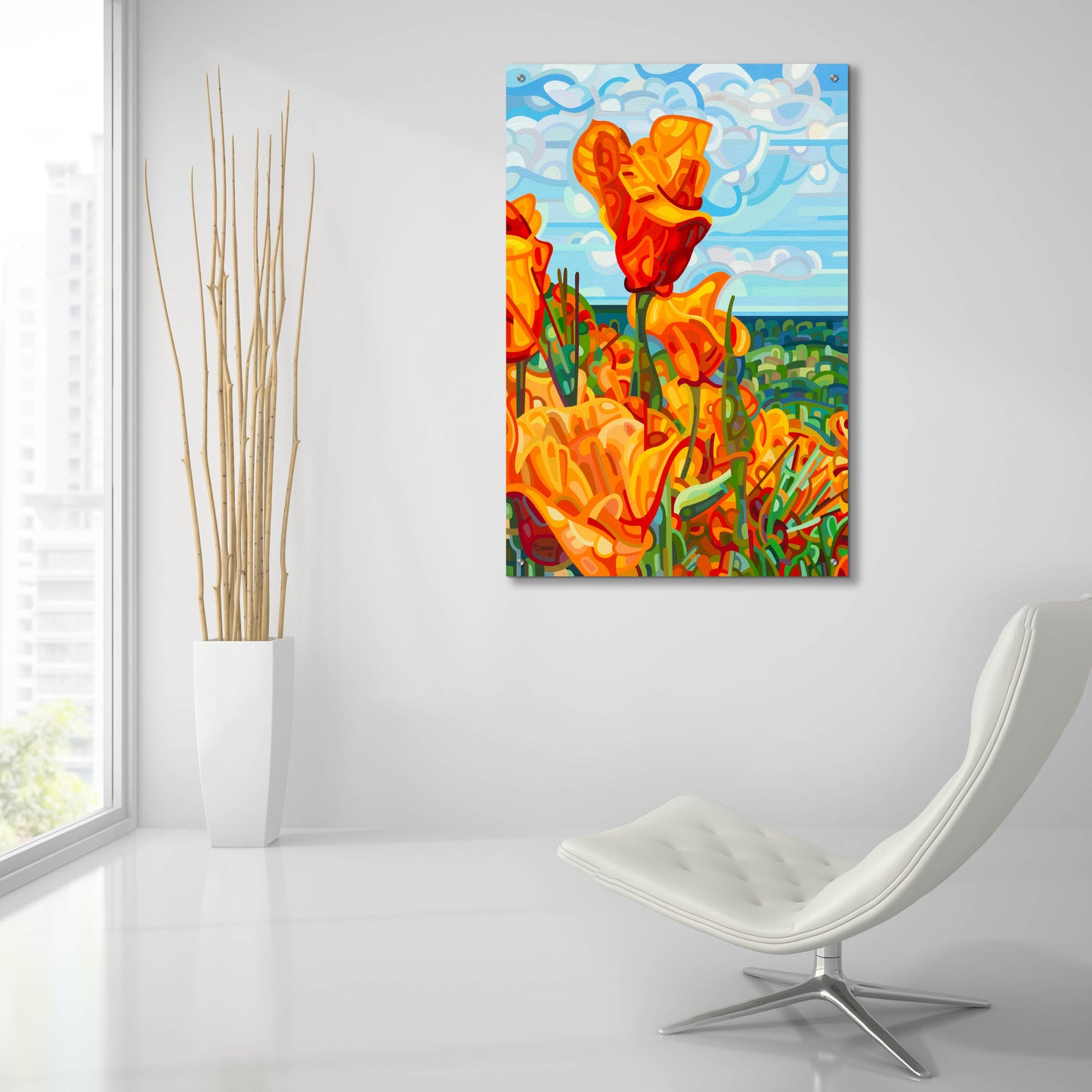 Epic Art 'Standing Tall' by Mandy Budan, Acrylic Glass Wall Art,24x36