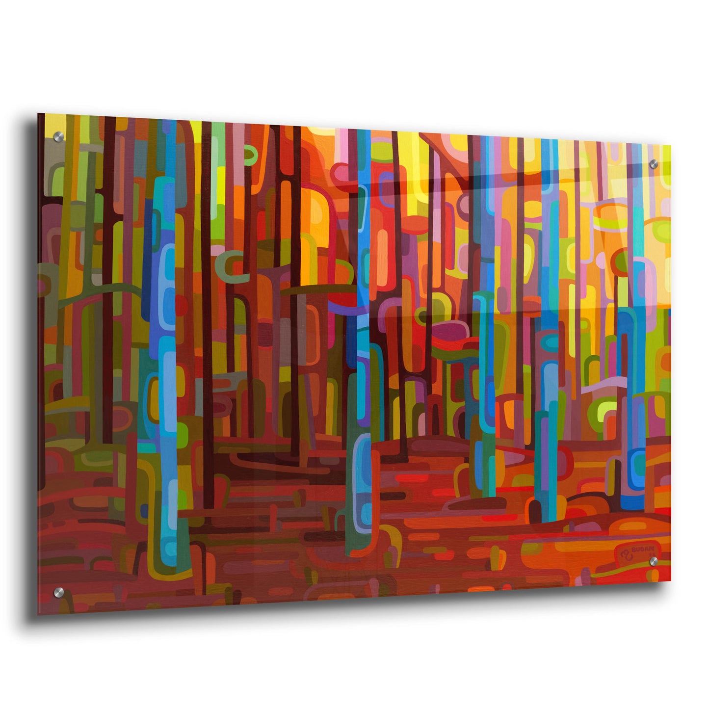 Epic Art 'Promenade' by Mandy Budan, Acrylic Glass Wall Art,36x24