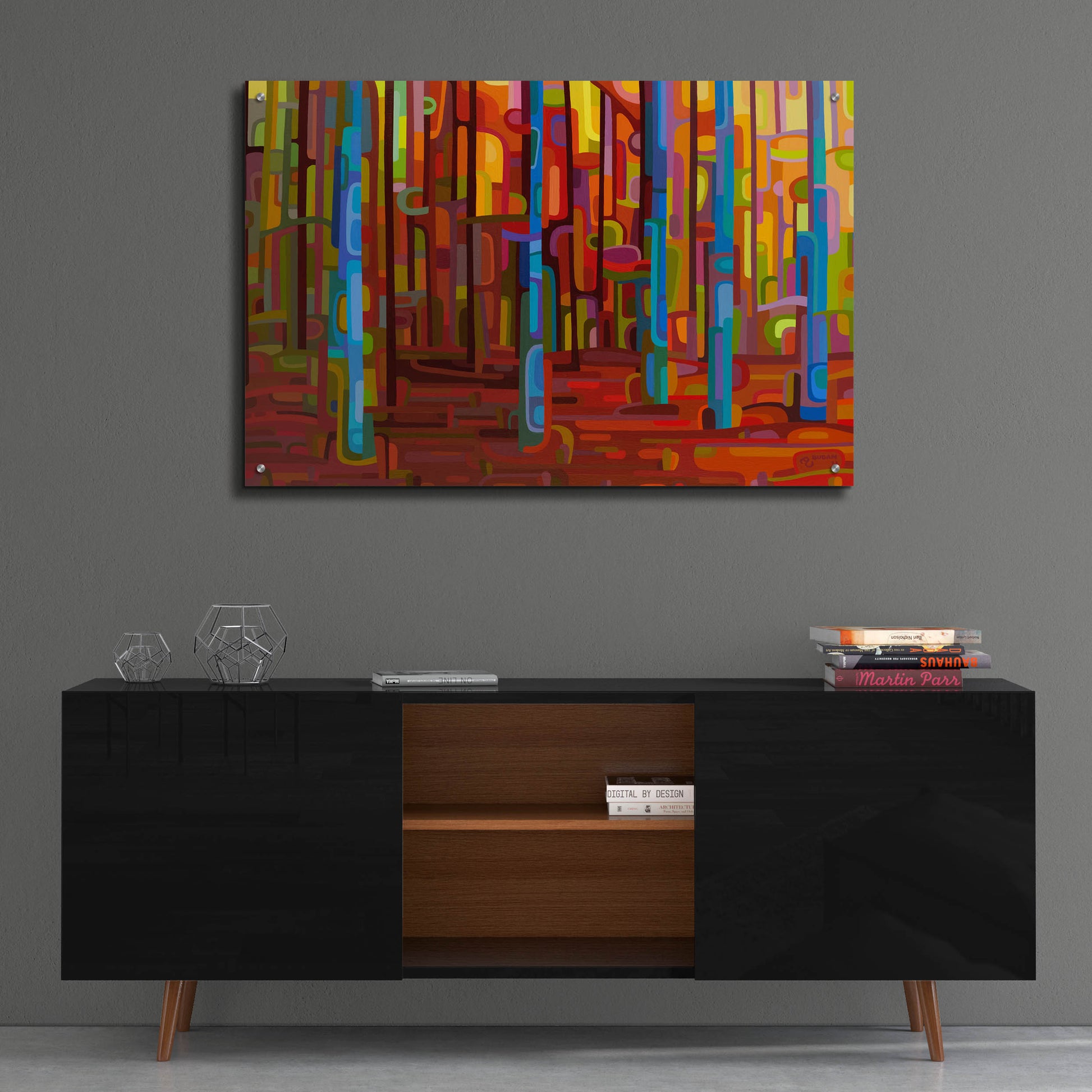 Epic Art 'Promenade' by Mandy Budan, Acrylic Glass Wall Art,36x24