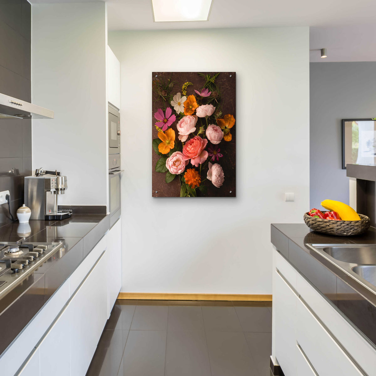 Epic Art 'A Pocket Full of Posies' by Leah McLean, Acrylic Glass Wall Art,24x36
