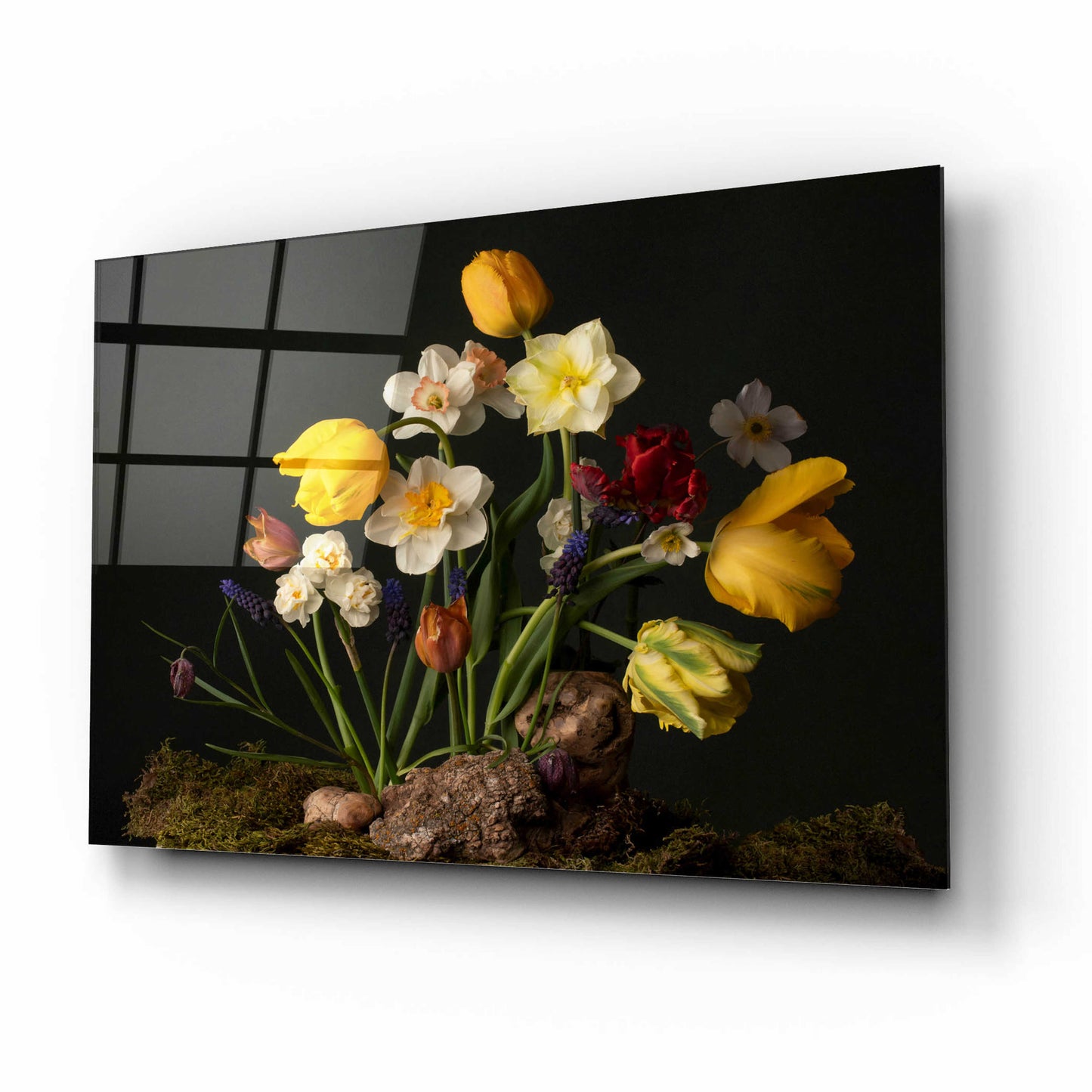 Epic Art 'Sunny Spring Bounty' by Leah McLean, Acrylic Glass Wall Art,16x12