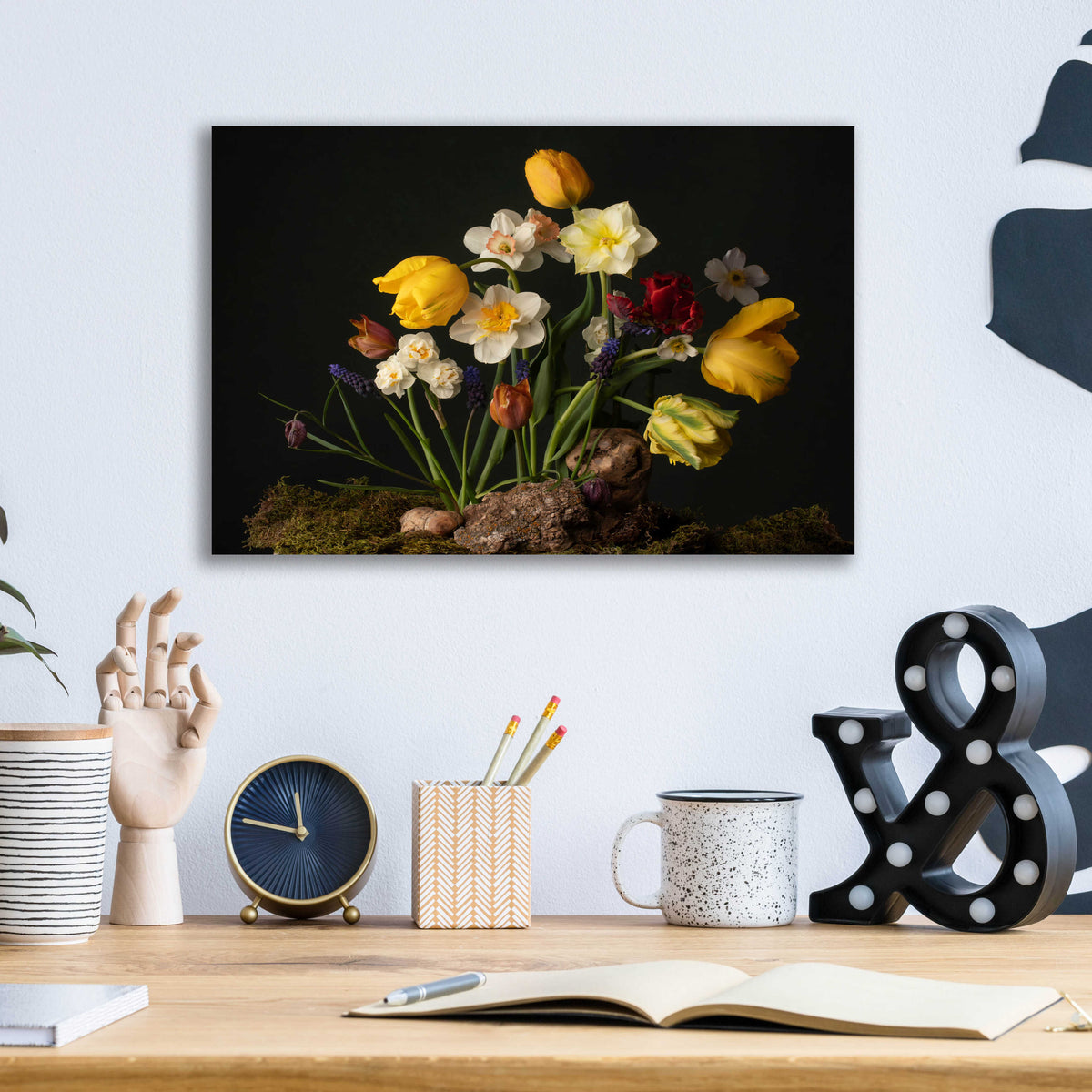Epic Art 'Sunny Spring Bounty' by Leah McLean, Acrylic Glass Wall Art,16x12