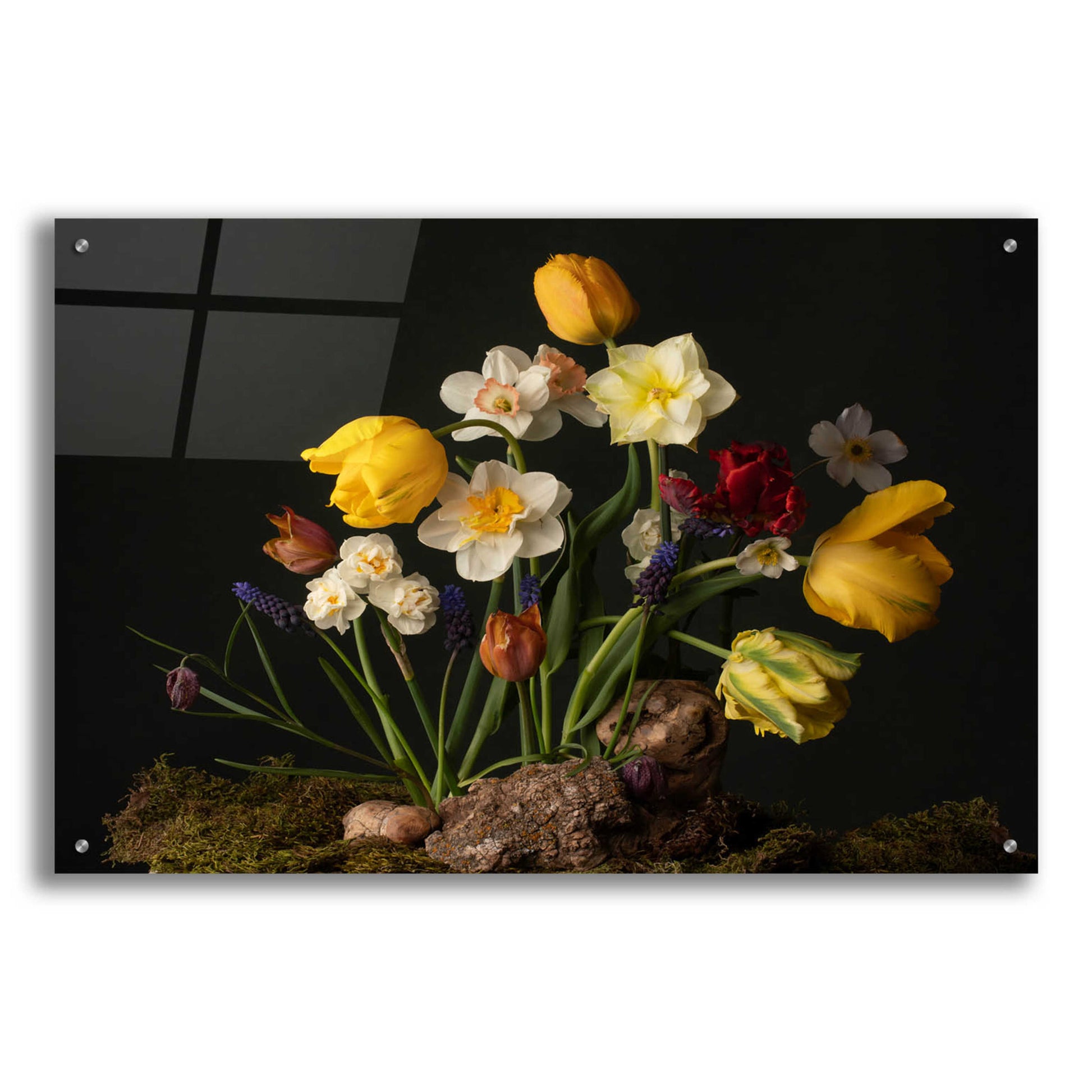 Epic Art 'Sunny Spring Bounty' by Leah McLean, Acrylic Glass Wall Art,36x24