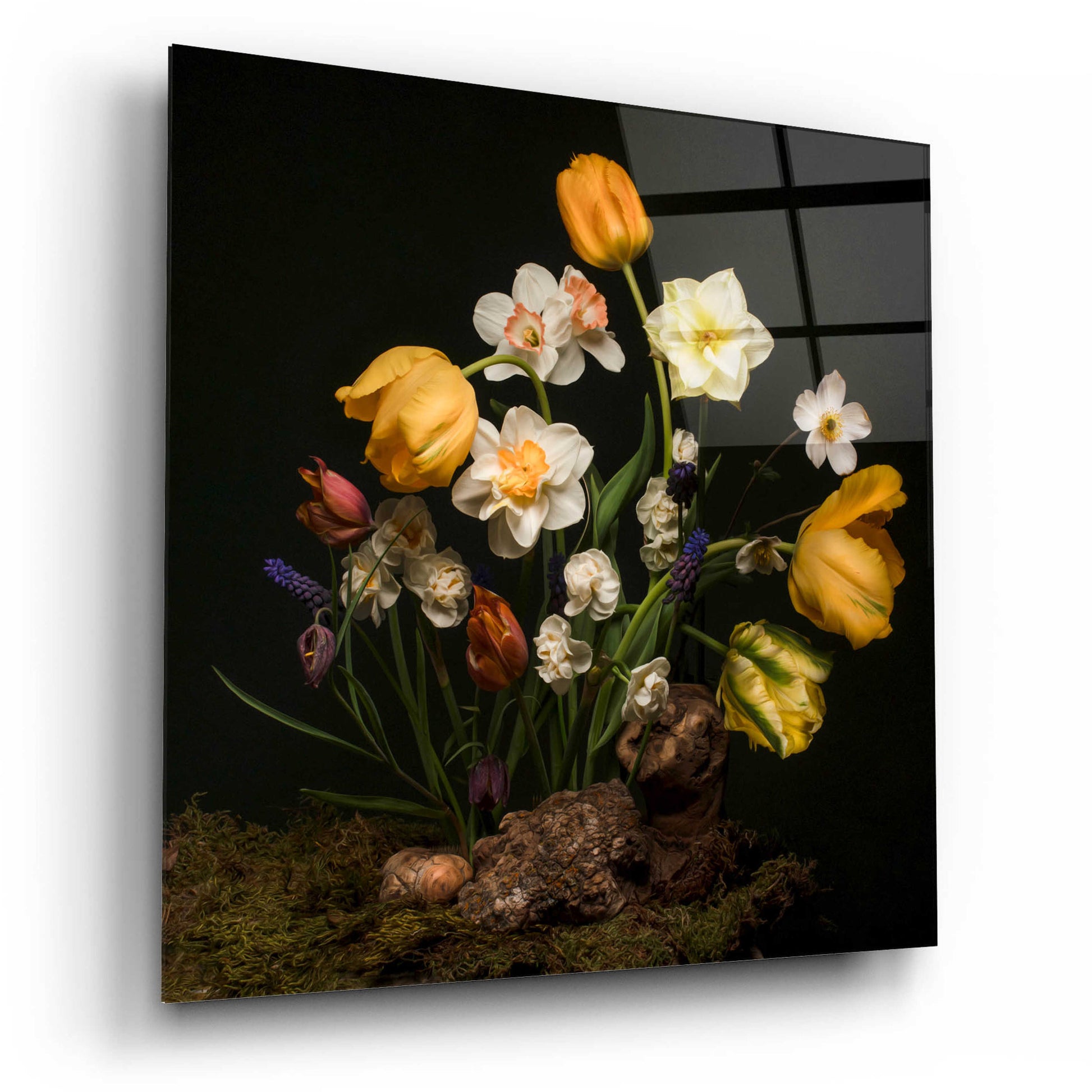 Epic Art 'An Ode to Spring' by Leah McLean, Acrylic Glass Wall Art,12x12
