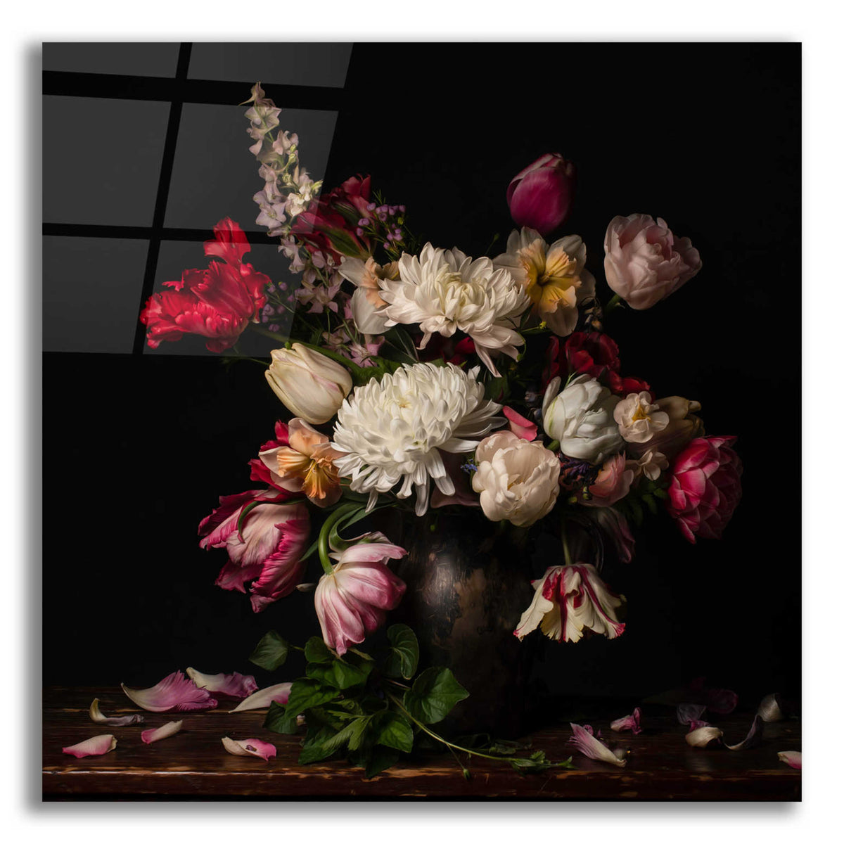 Epic Art 'Mums the Word' by Leah McLean, Acrylic Glass Wall Art