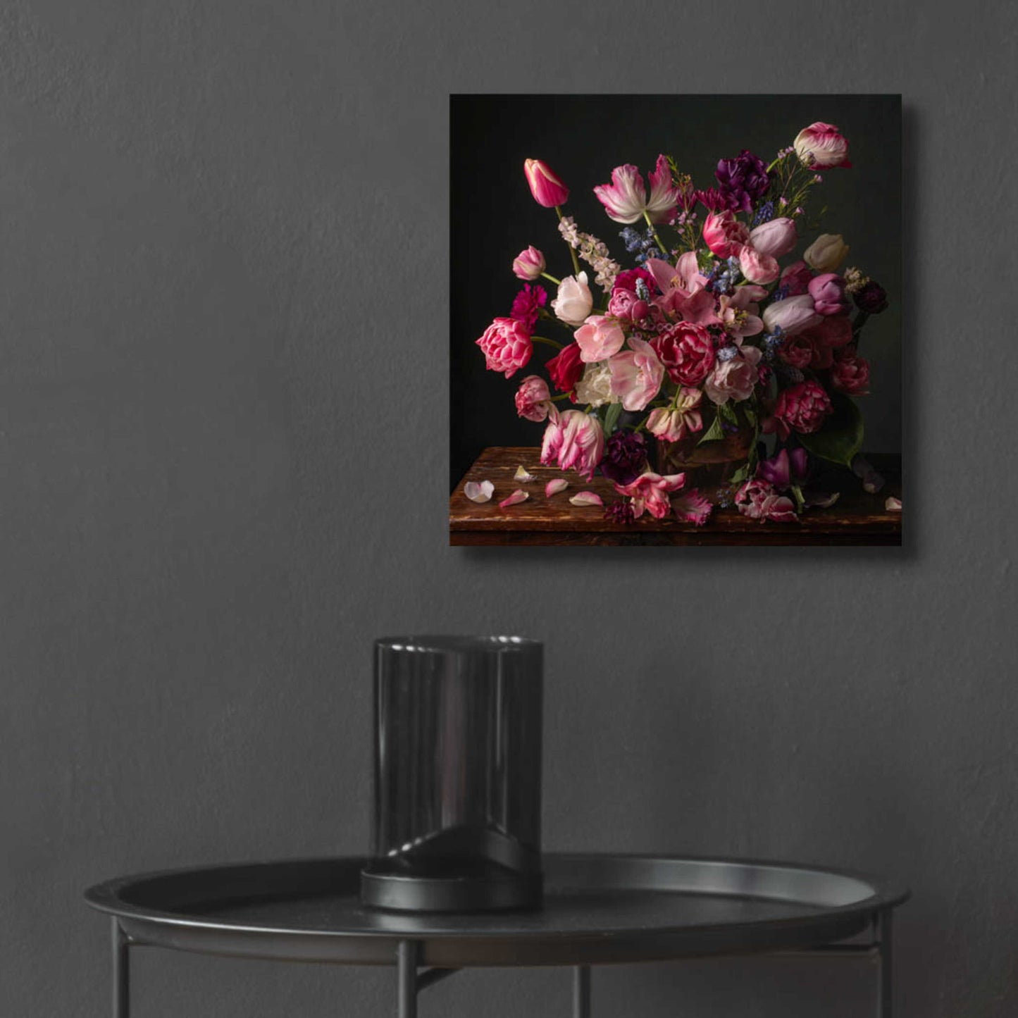 Epic Art 'Spring Blooms in the Pink' by Leah McLean, Acrylic Glass Wall Art,12x12