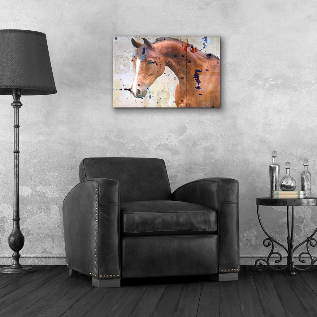 Epic Art 'Buy sell trade' by Susan Friedman, Acrylic Glass Wall Art,24x16
