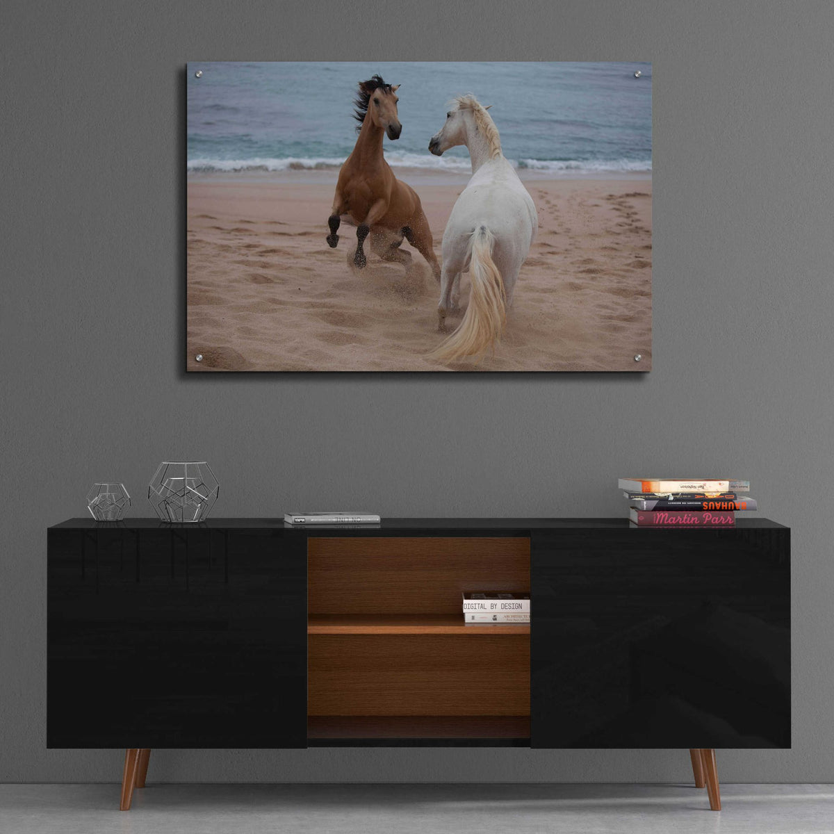Epic Art 'playtime at the beach' by Susan Friedman, Acrylic Glass Wall Art,36x24