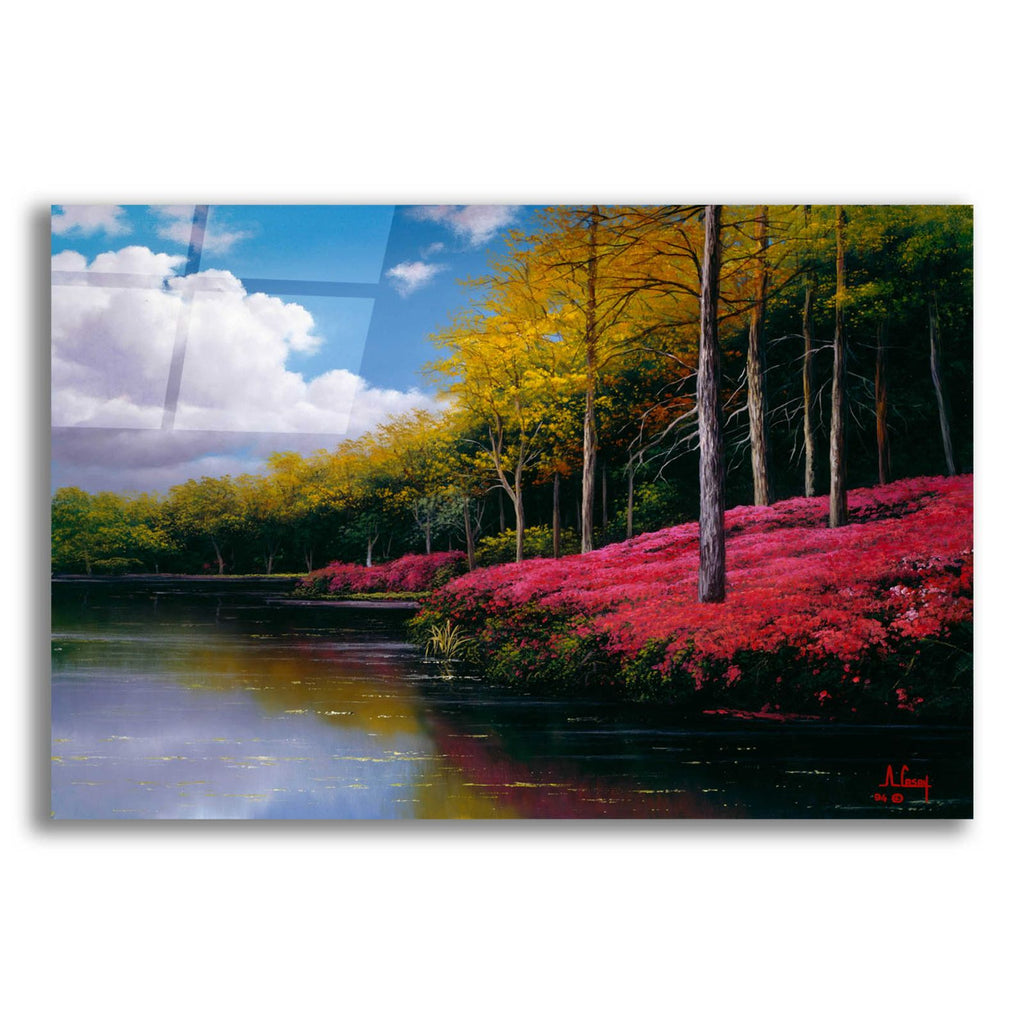 Lake vibes by Anthony Casay acrylic glass wall art