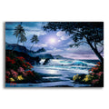 Moonlight waves by Anthony Casay acrylic glass wall art