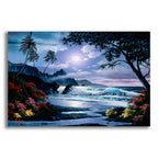 Moonlight waves by Anthony Casay acrylic glass wall art