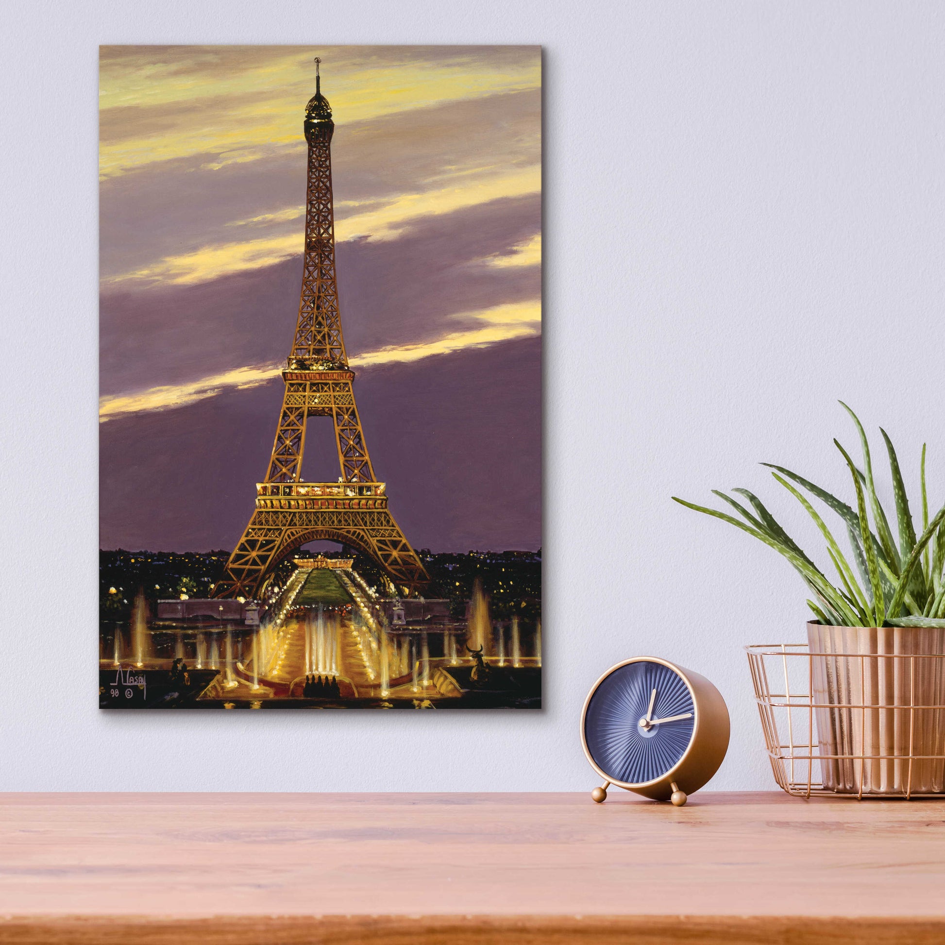 Epic Art 'I love you Paris 2' by Anthony Casay, Acrylic Glass Wall Art,12x16