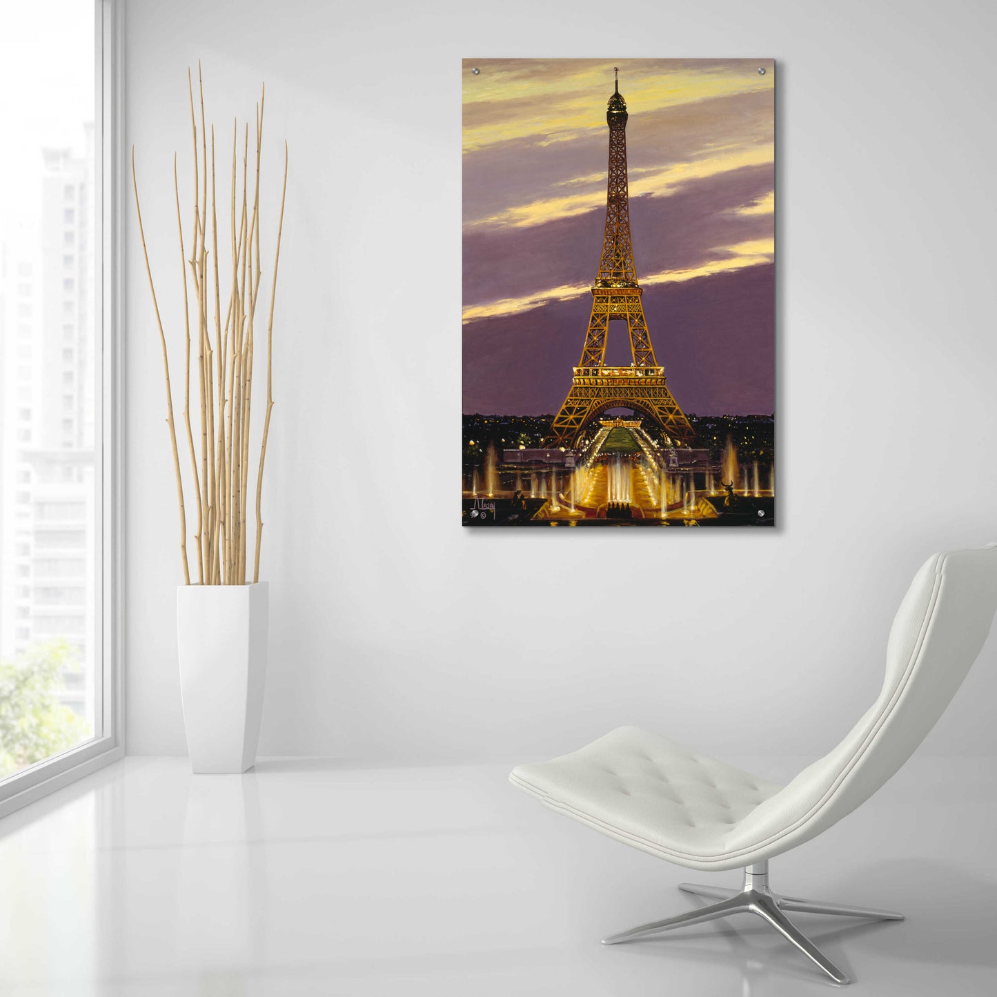 Epic Art 'I love you Paris 2' by Anthony Casay, Acrylic Glass Wall Art,24x36