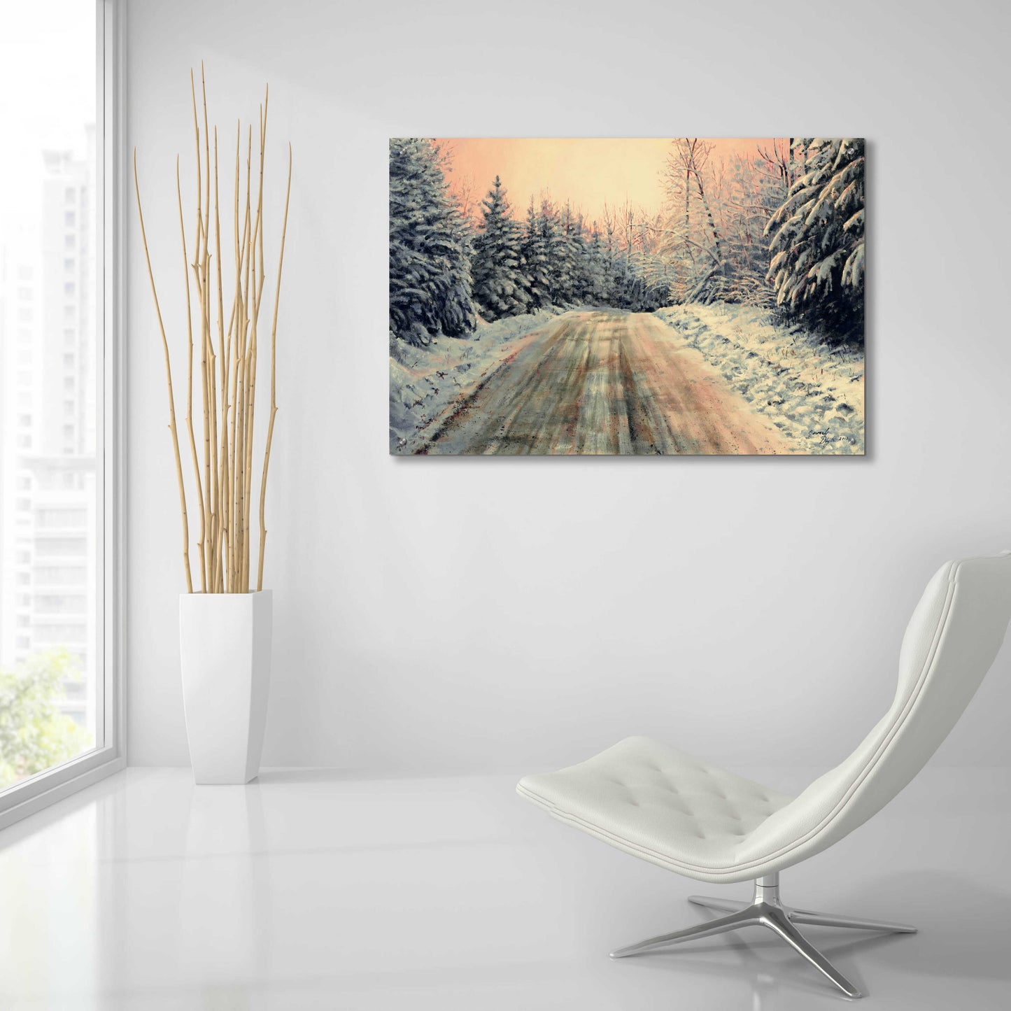 Epic Art 'Irish Settlement Road' by Beverly Doyle, Acrylic Glass Wall Art,36x24