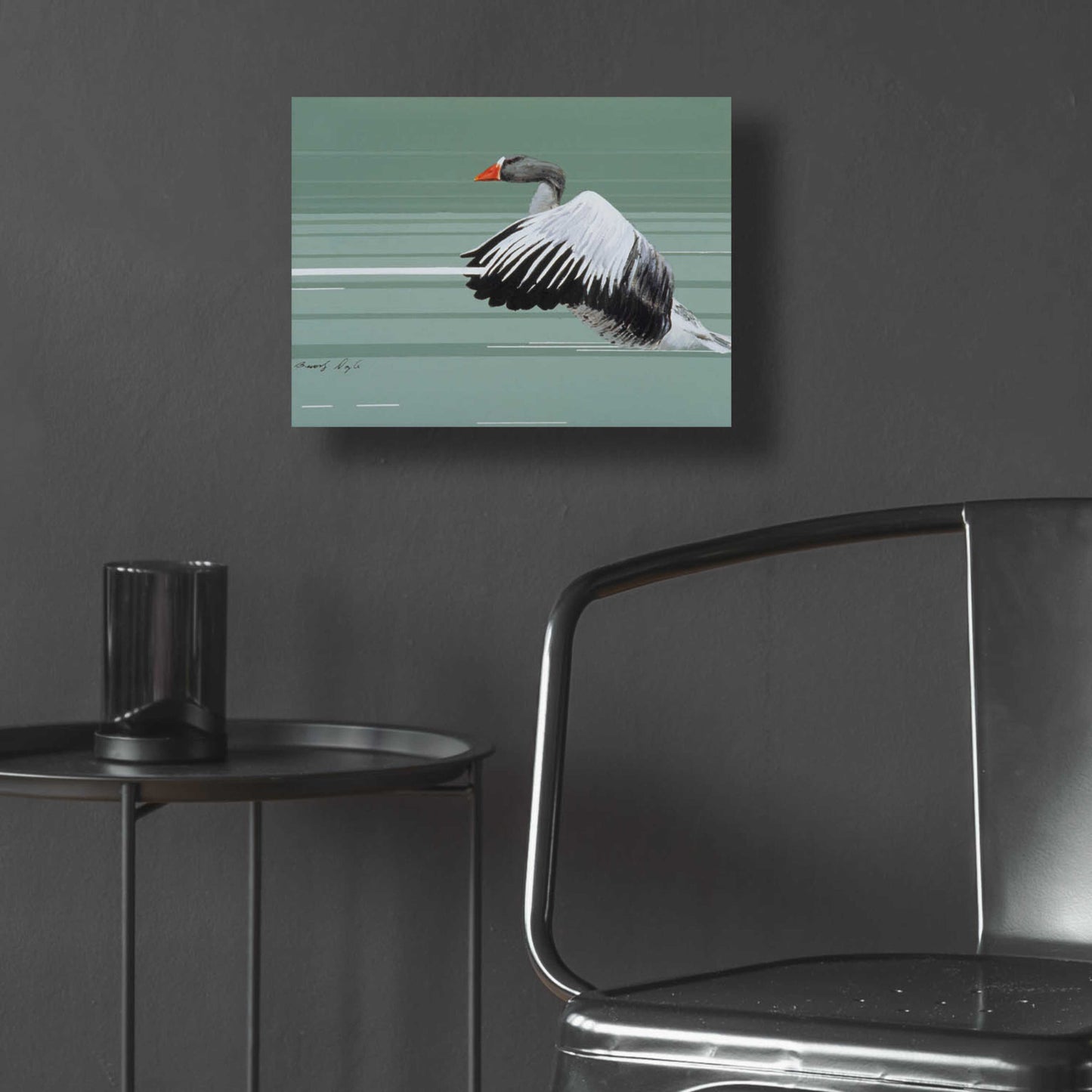 Epic Art 'Greylag' by Beverly Doyle, Acrylic Glass Wall Art,16x12