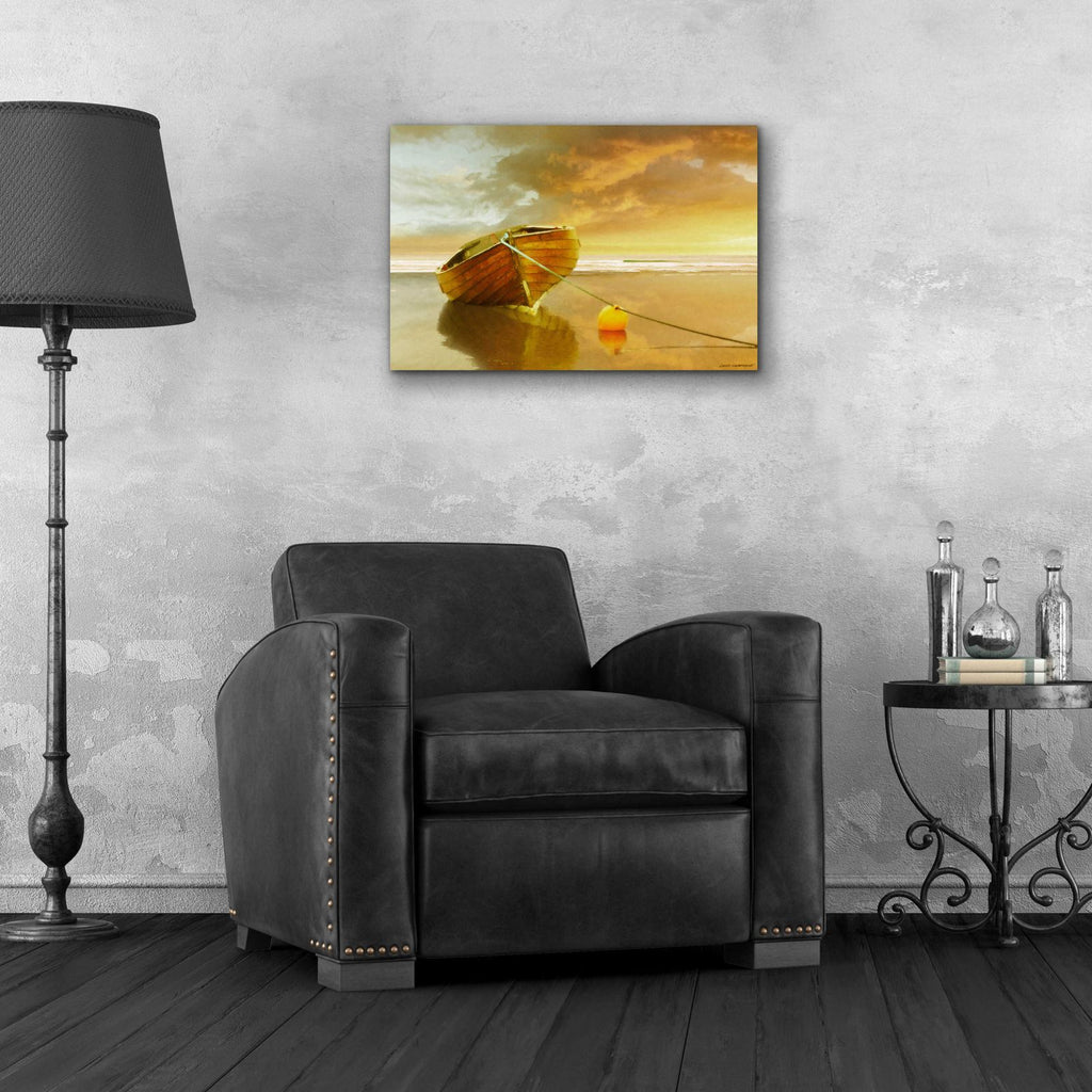The Solitude of the Sea II by Carlos Casamayor - 24x16 acrylic wall art in a room