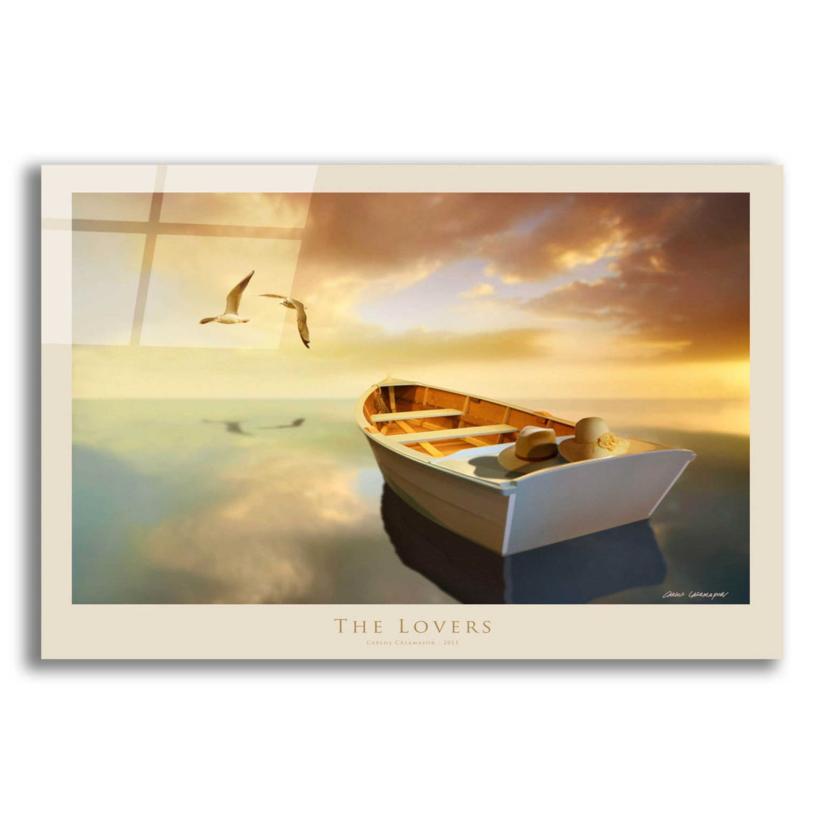 The Lovers by Carlos Casamayor acrylic glass wall art