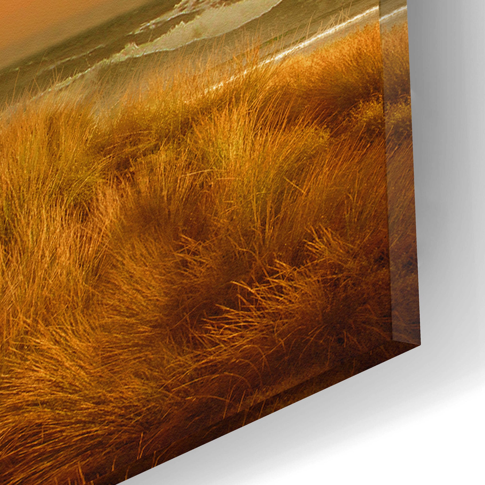 Epic Art 'Pacific Sunset 5' by Carlos Casamayor, Acrylic Glass Wall Art,16x12