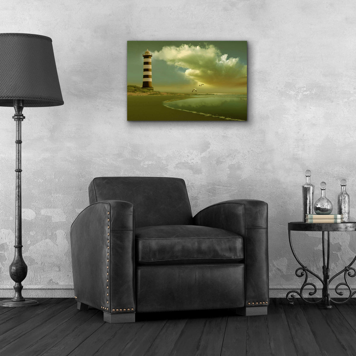 Epic Art 'Pacific Sunset 7' by Carlos Casamayor, Acrylic Glass Wall Art,24x16