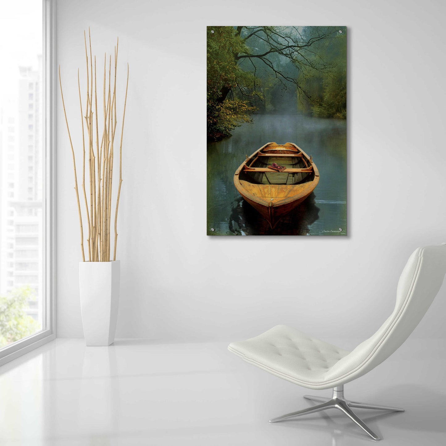 Epic Art 'The Old Lake' by Carlos Casamayor, Acrylic Glass Wall Art,24x36